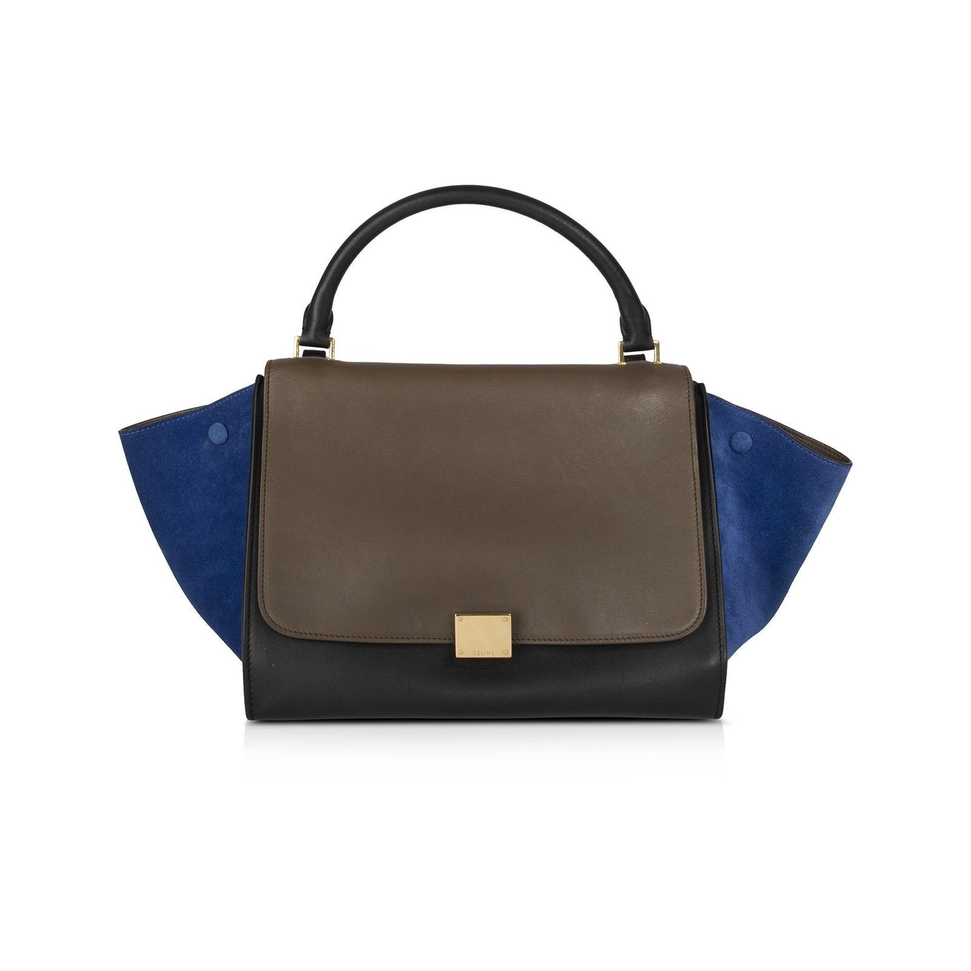 Celine Medium Tricolor Trapeze Bag