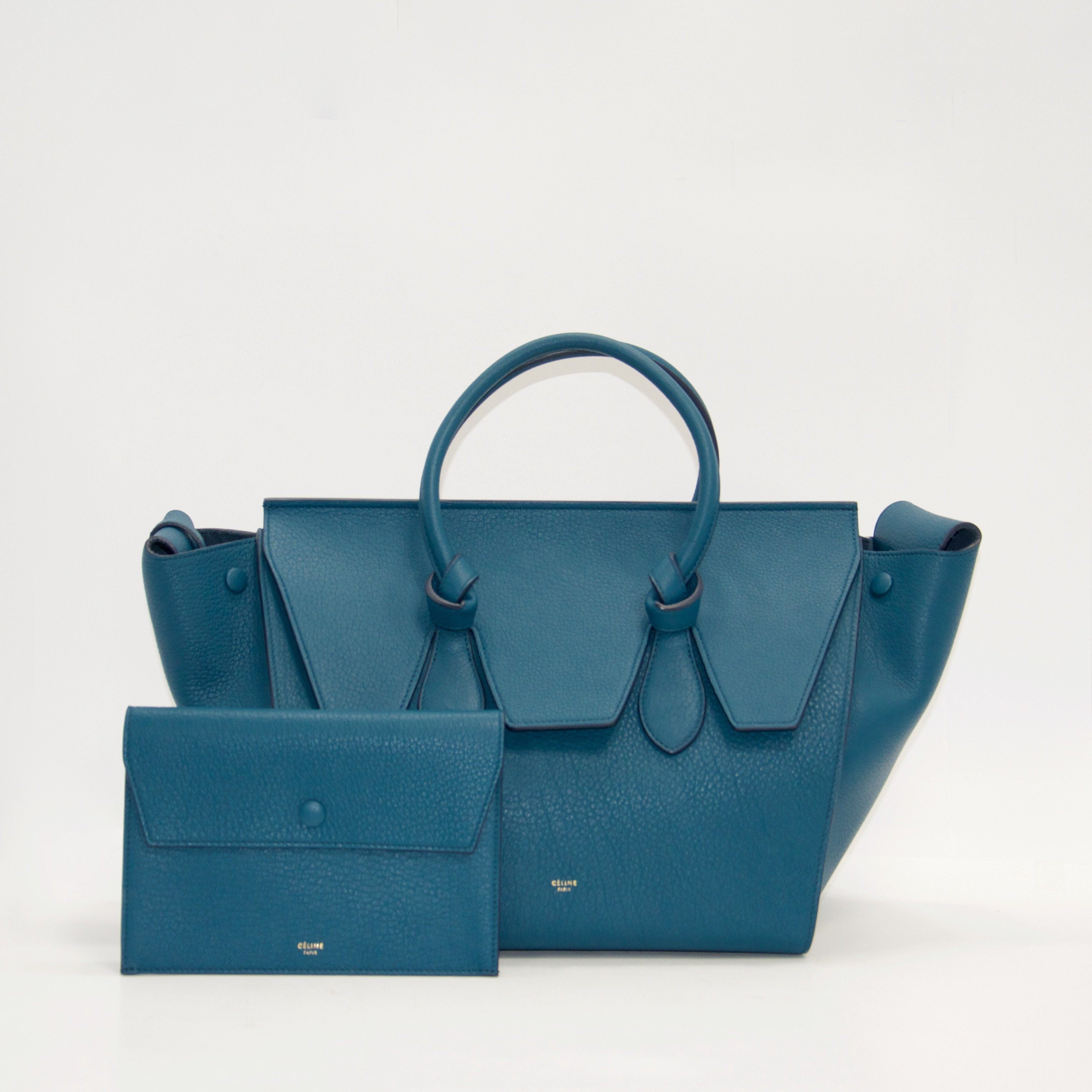 Celine Small Tie Tote w/ Pouch