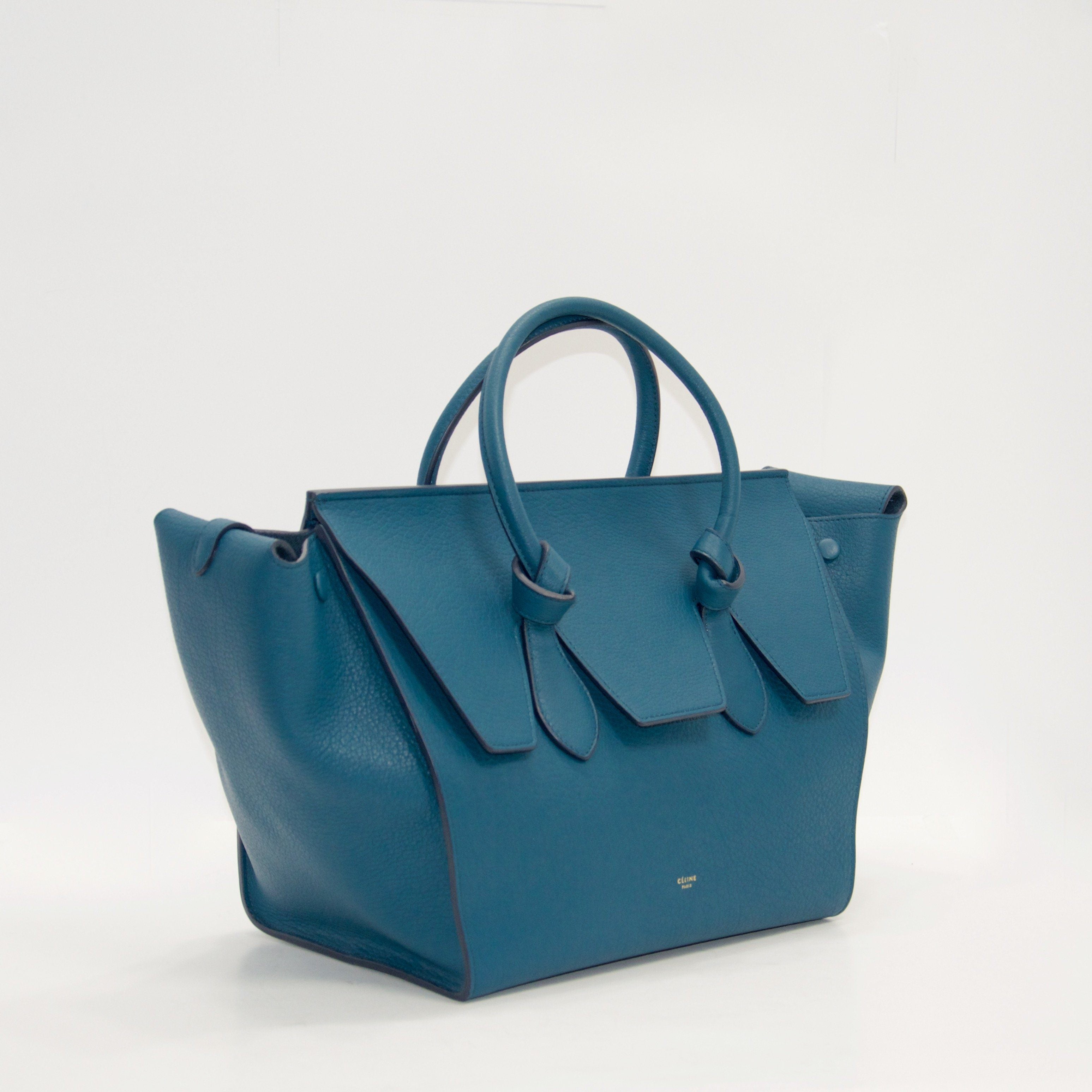 Celine Small Tie Tote w/ Pouch