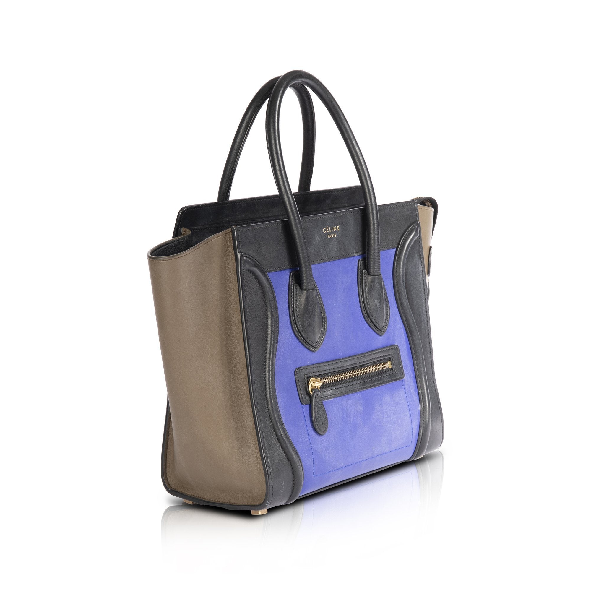 Celine Tricolour Micro Luggage Tote