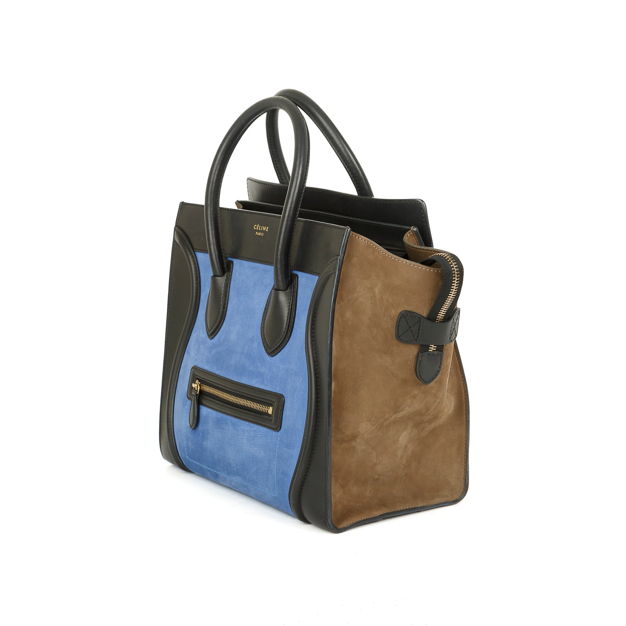 Celine Tricolour Mini Luggage Tote