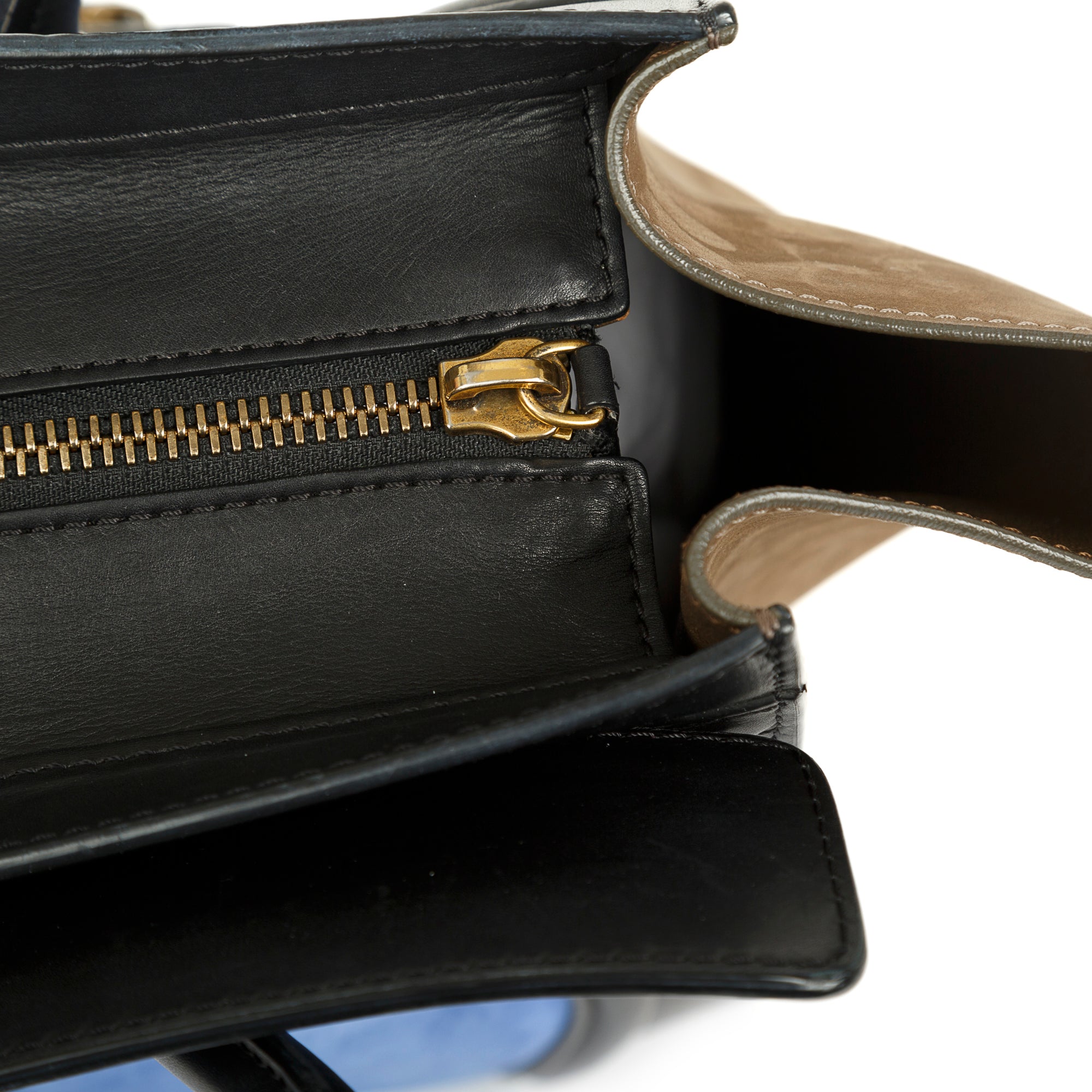 Celine Tricolour Mini Luggage Tote