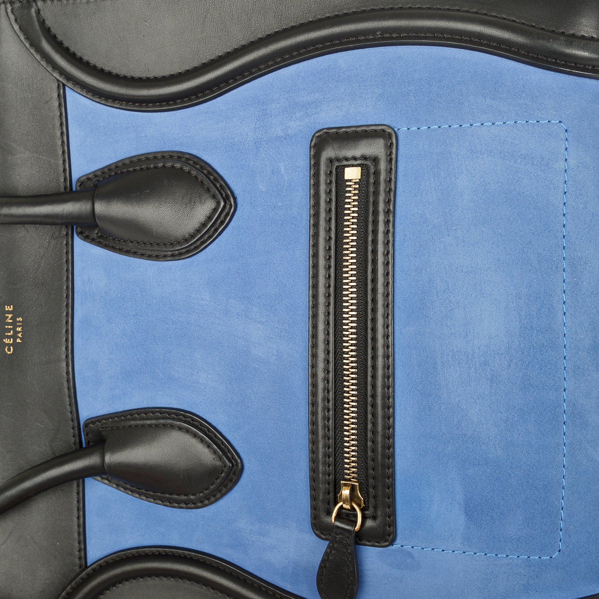 Celine Tricolour Mini Luggage Tote