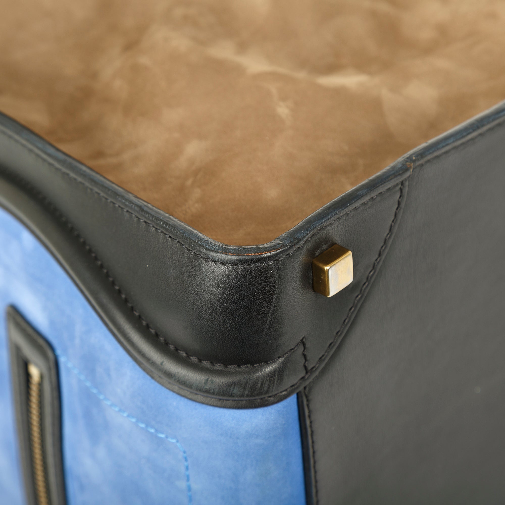 Celine Tricolour Mini Luggage Tote