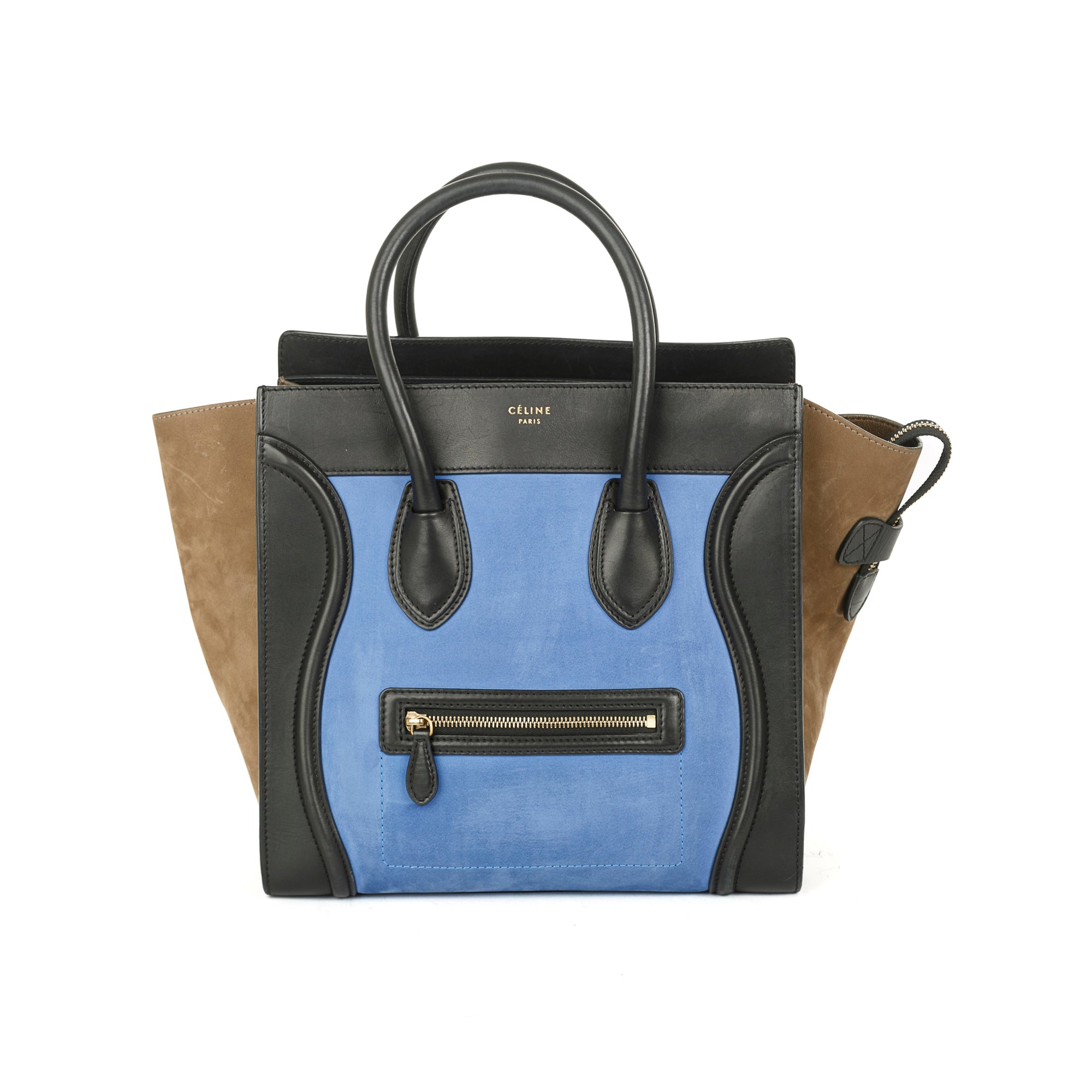 Celine Tricolour Mini Luggage Tote