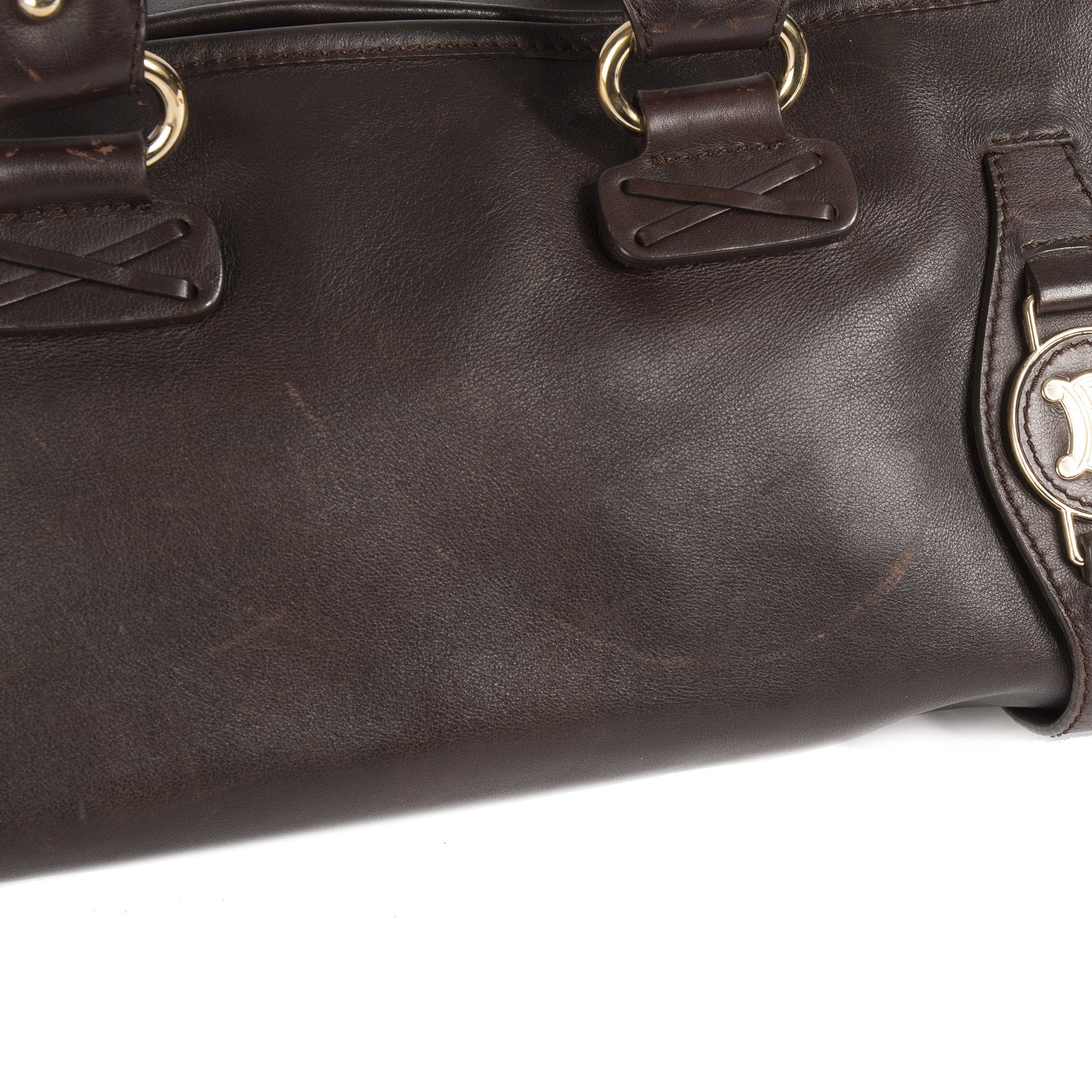 Celine Vintage Leather Shoulder Bag