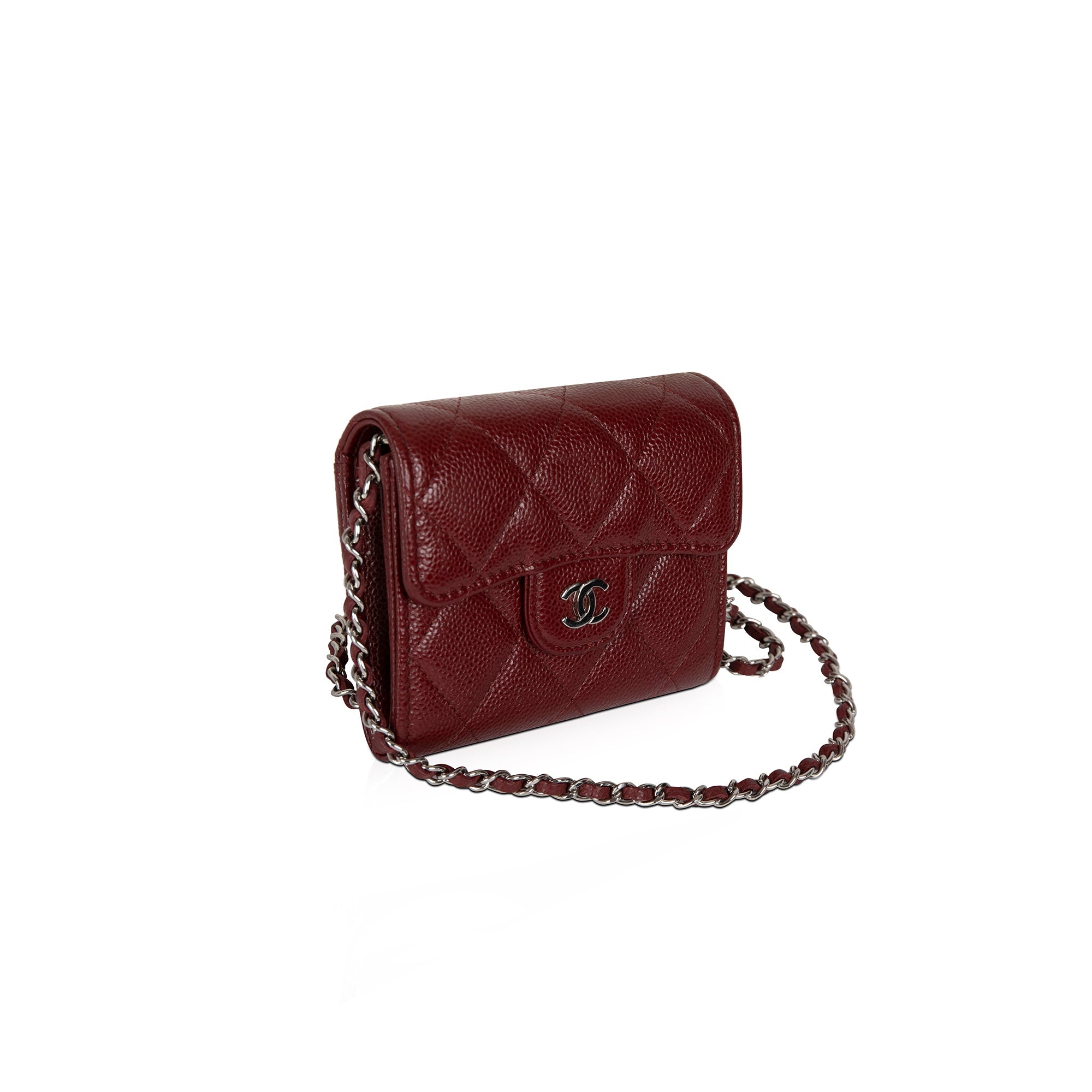 Chanel 2020 Classic Flap Card Holder on Chain