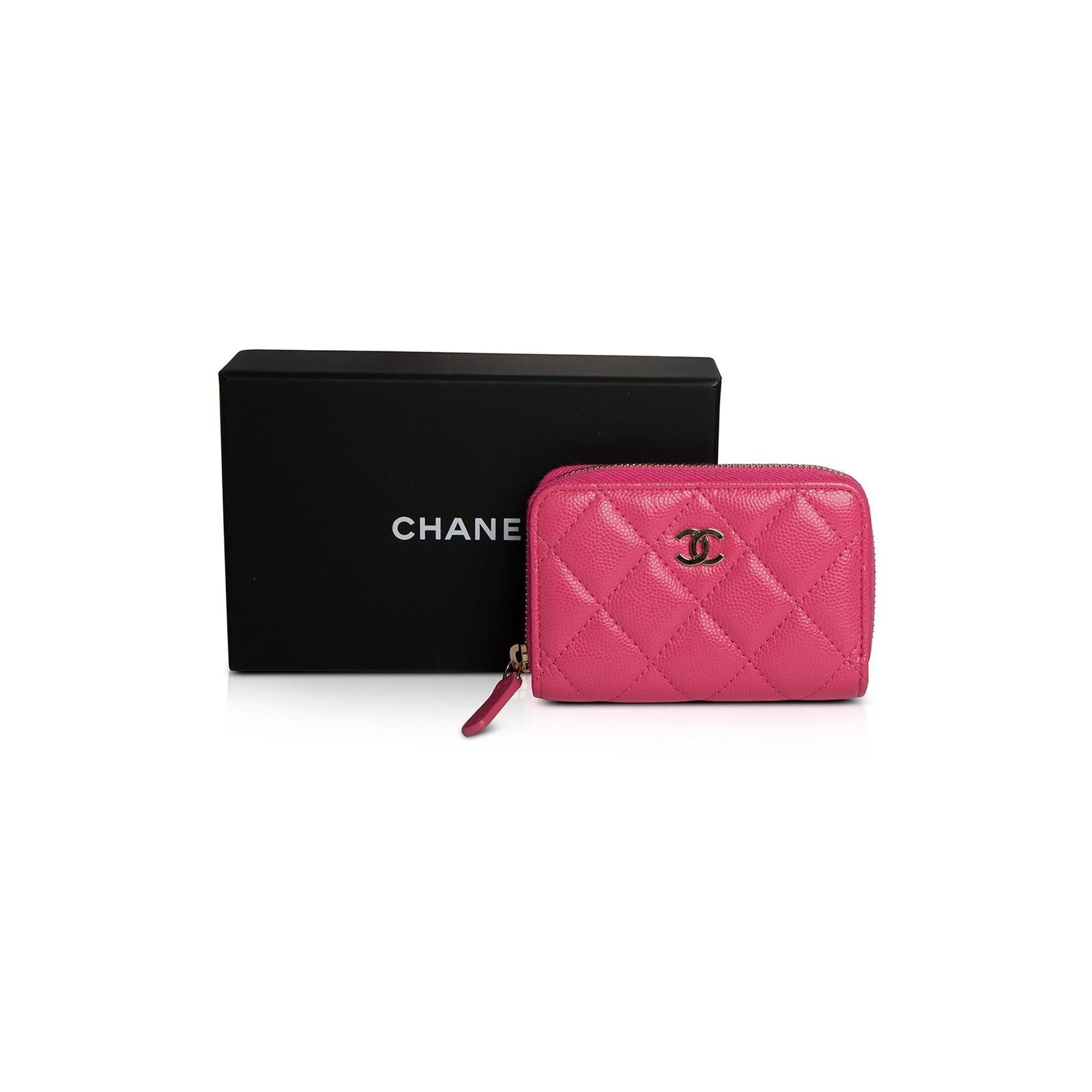 Chanel 2020 Classic Zipped Coin Purse w/ Box, Receipt & Authenticity Card