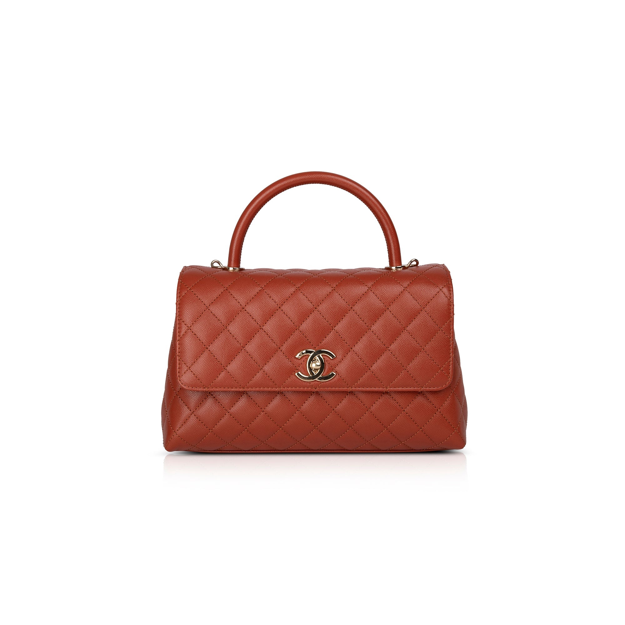 Chanel 2021 Medium Coco Handle Bag w/ Box