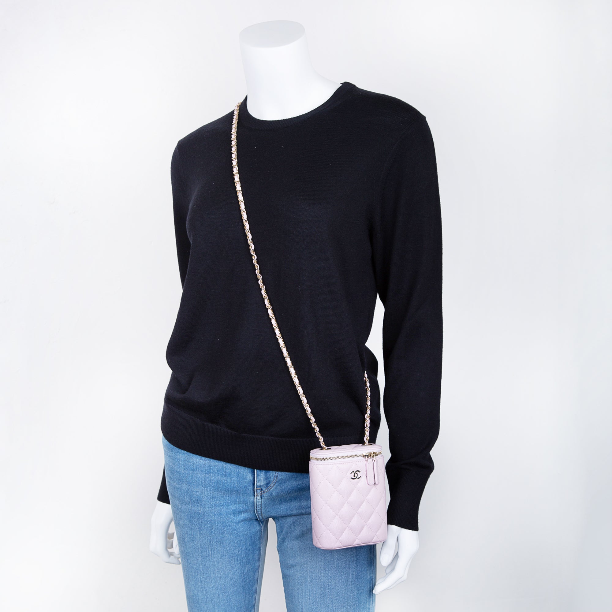 Chanel 2021 Mini Coco Beauty Vanity Case w/ Box & Authenticity Card