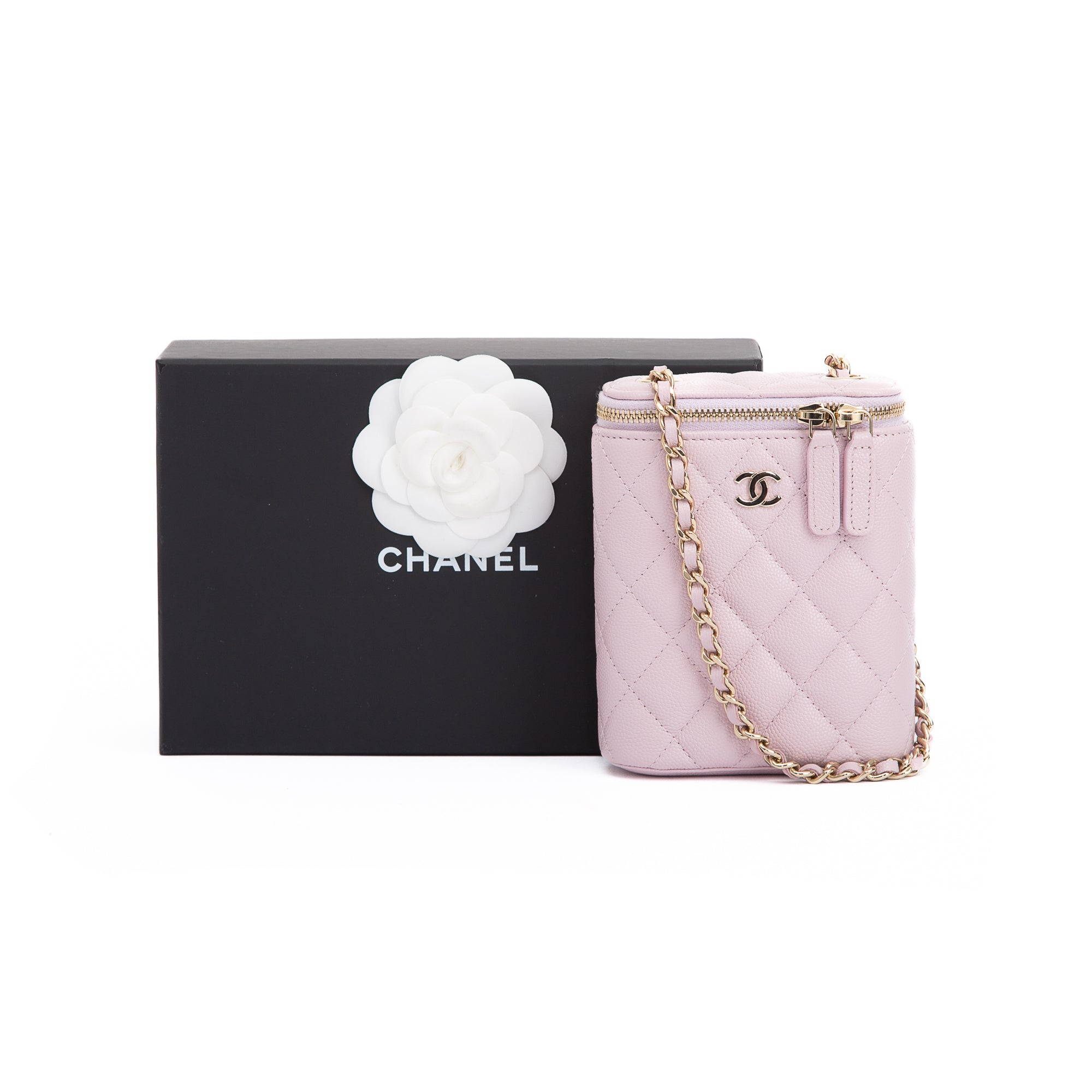 Chanel 2021 Mini Coco Beauty Vanity Case w/ Box & Authenticity Card