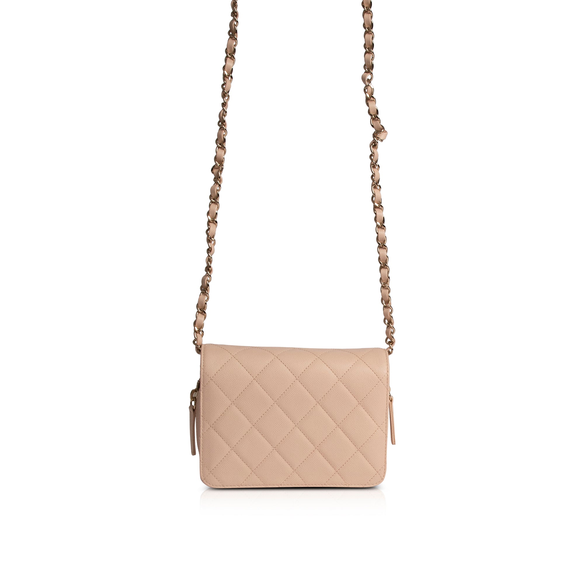 Chanel 2021 Mini Like A Wallet Flap Bag w/ Box