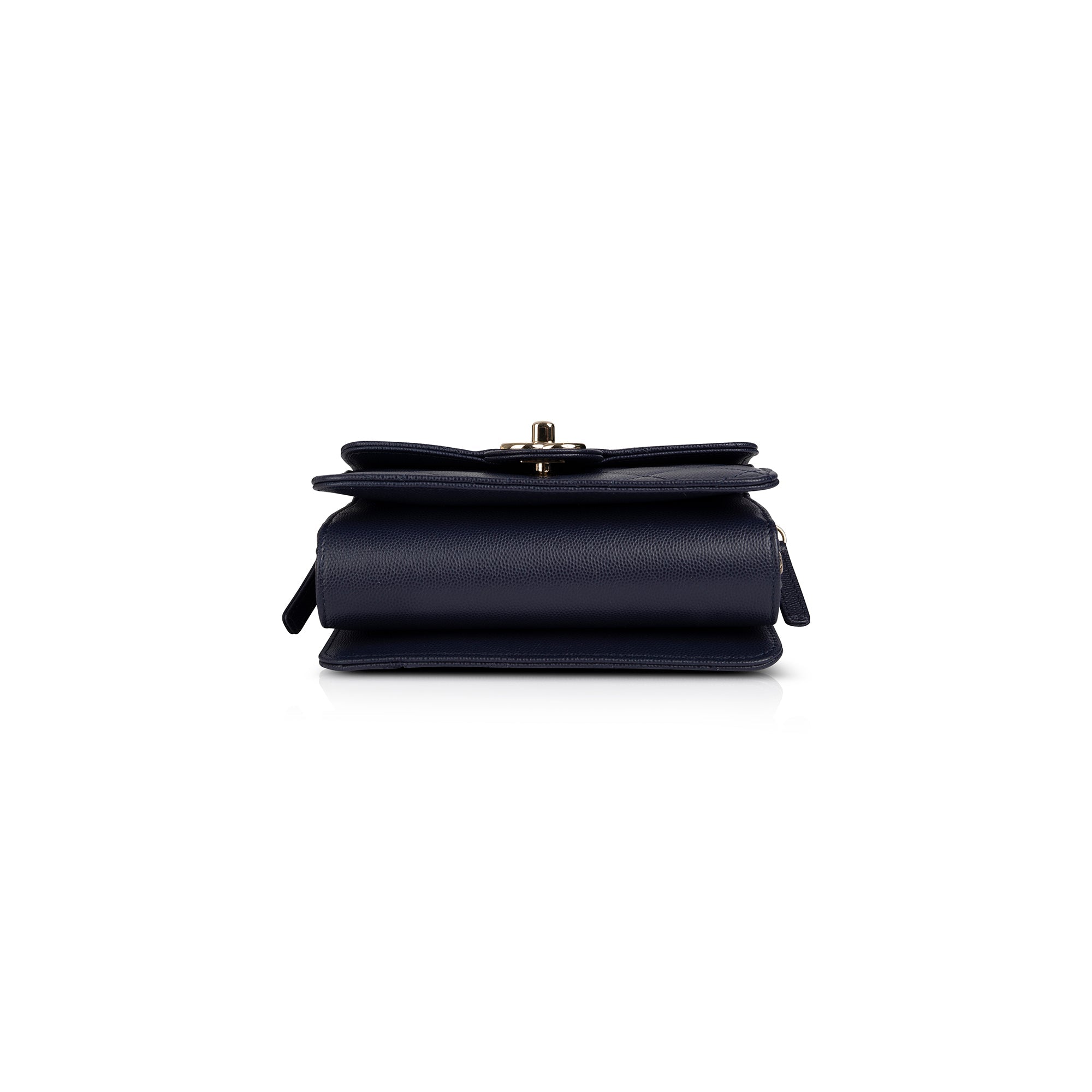 Chanel 2021 Navy Like A Wallet Flap Bag w/ Box