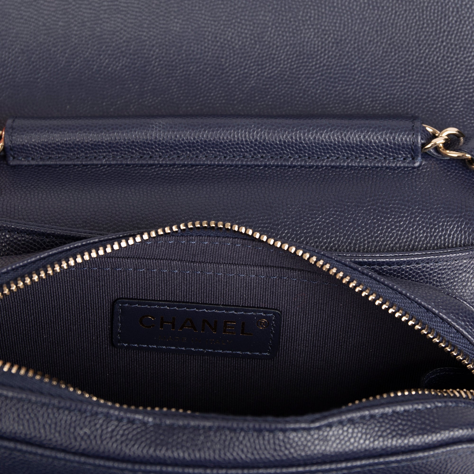 Chanel 2021 Navy Like A Wallet Flap Bag w/ Box