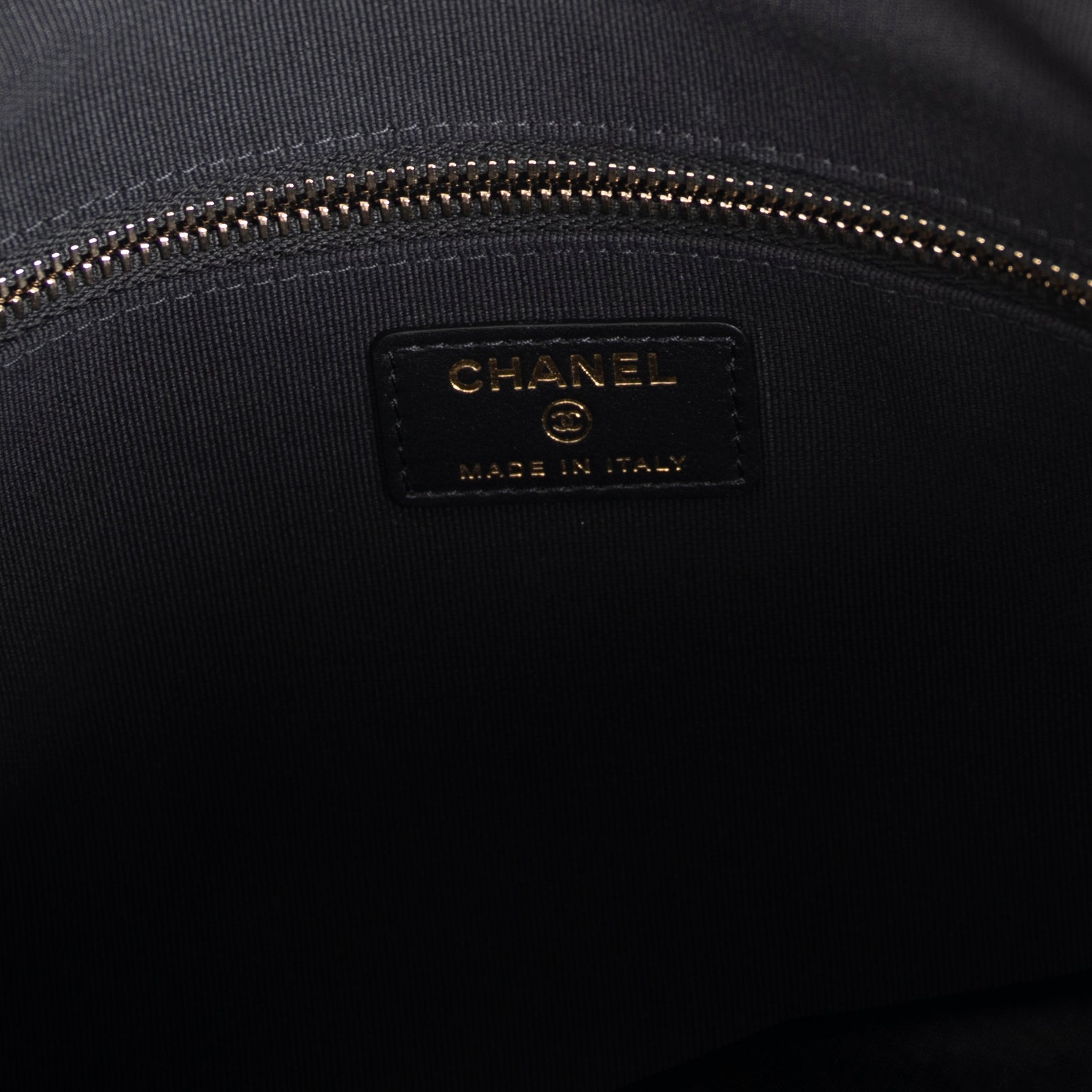 Chanel 2021 Nylon Grosgrain Lifestyle Pouch with Foldable Tote Bag