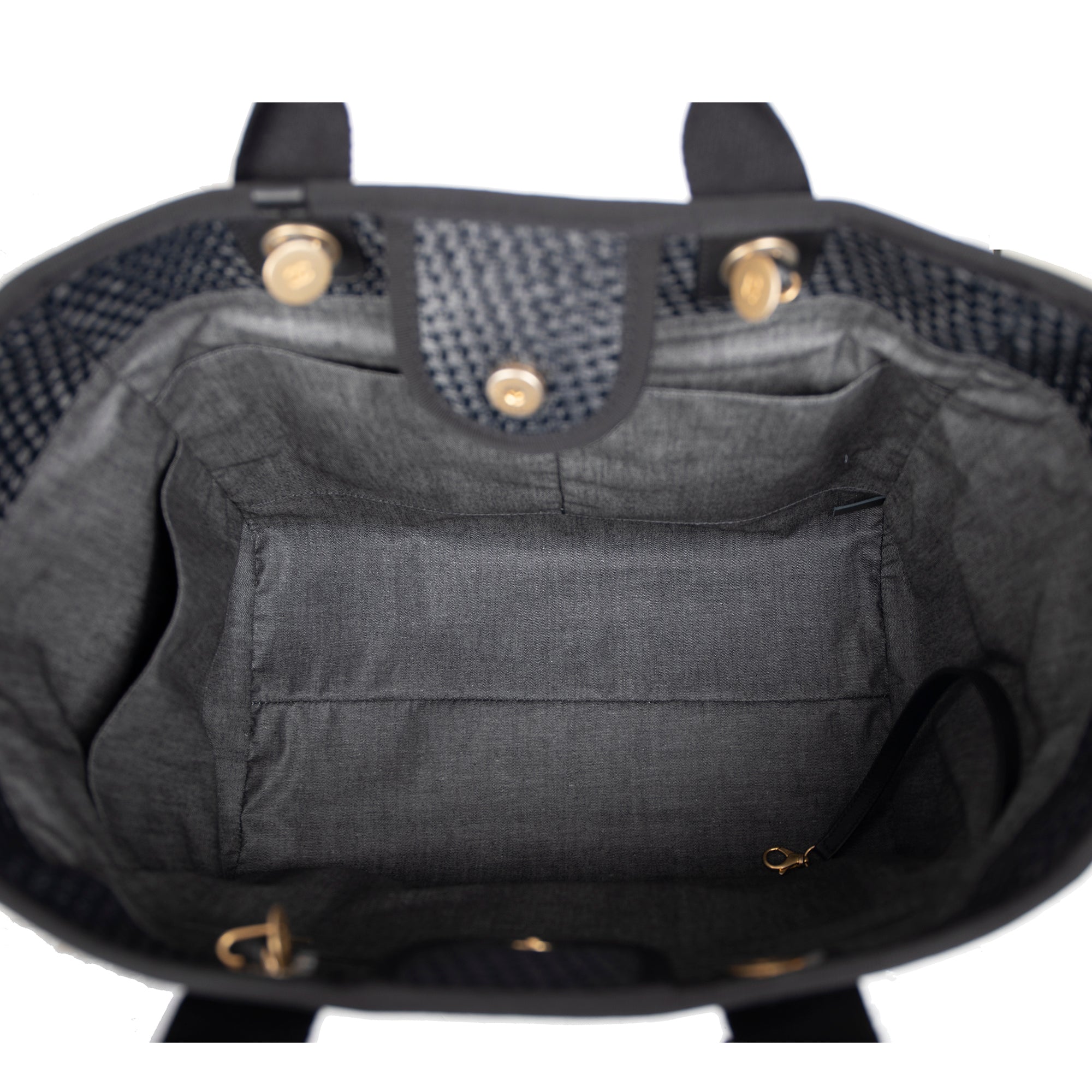 Chanel 2021 Straw Raffia Calfskin Chain Medium Deauville Tote w/ Box, Receipt & Authenticity Card