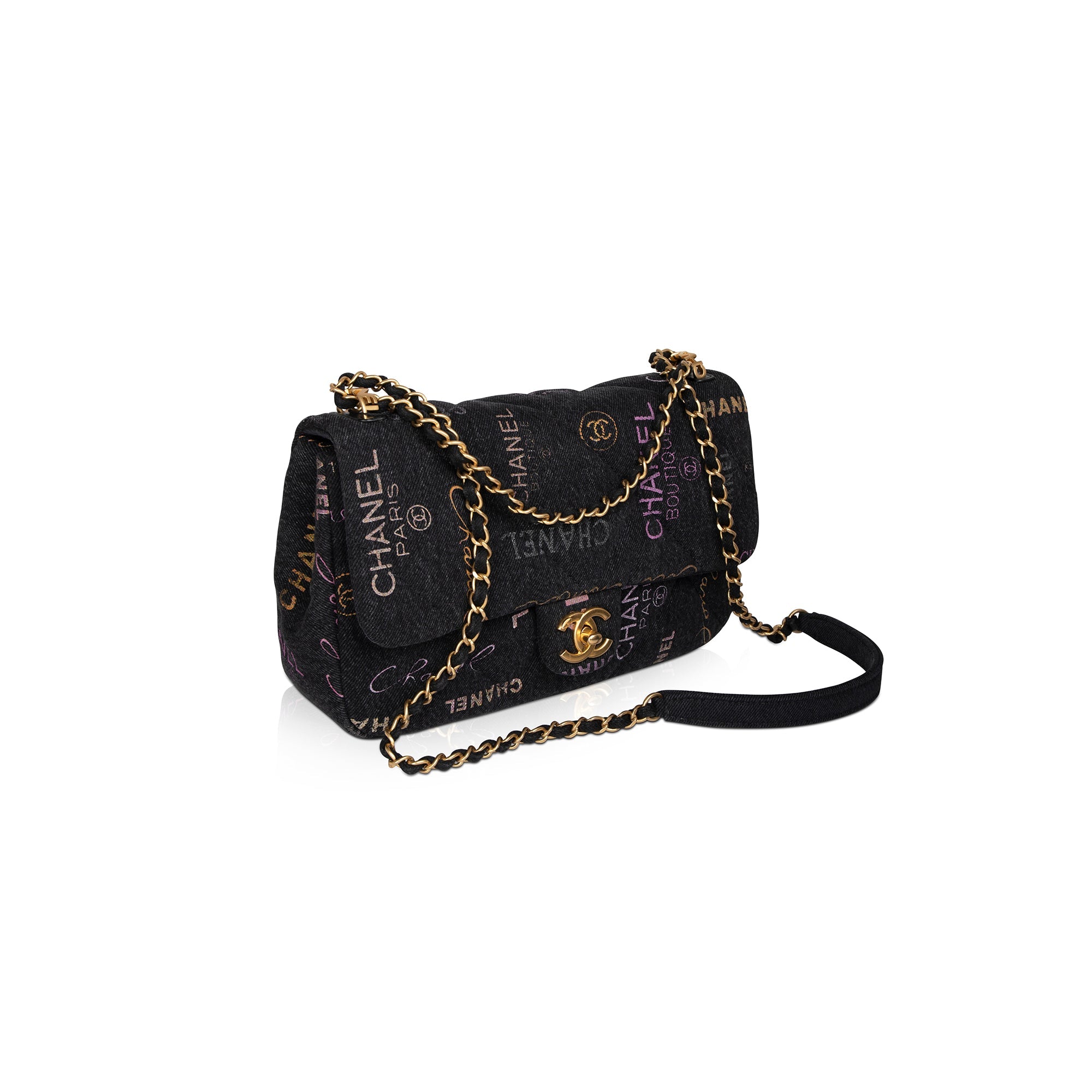 Chanel 2022 Denim Mood Medium Flap Bag w/ Box