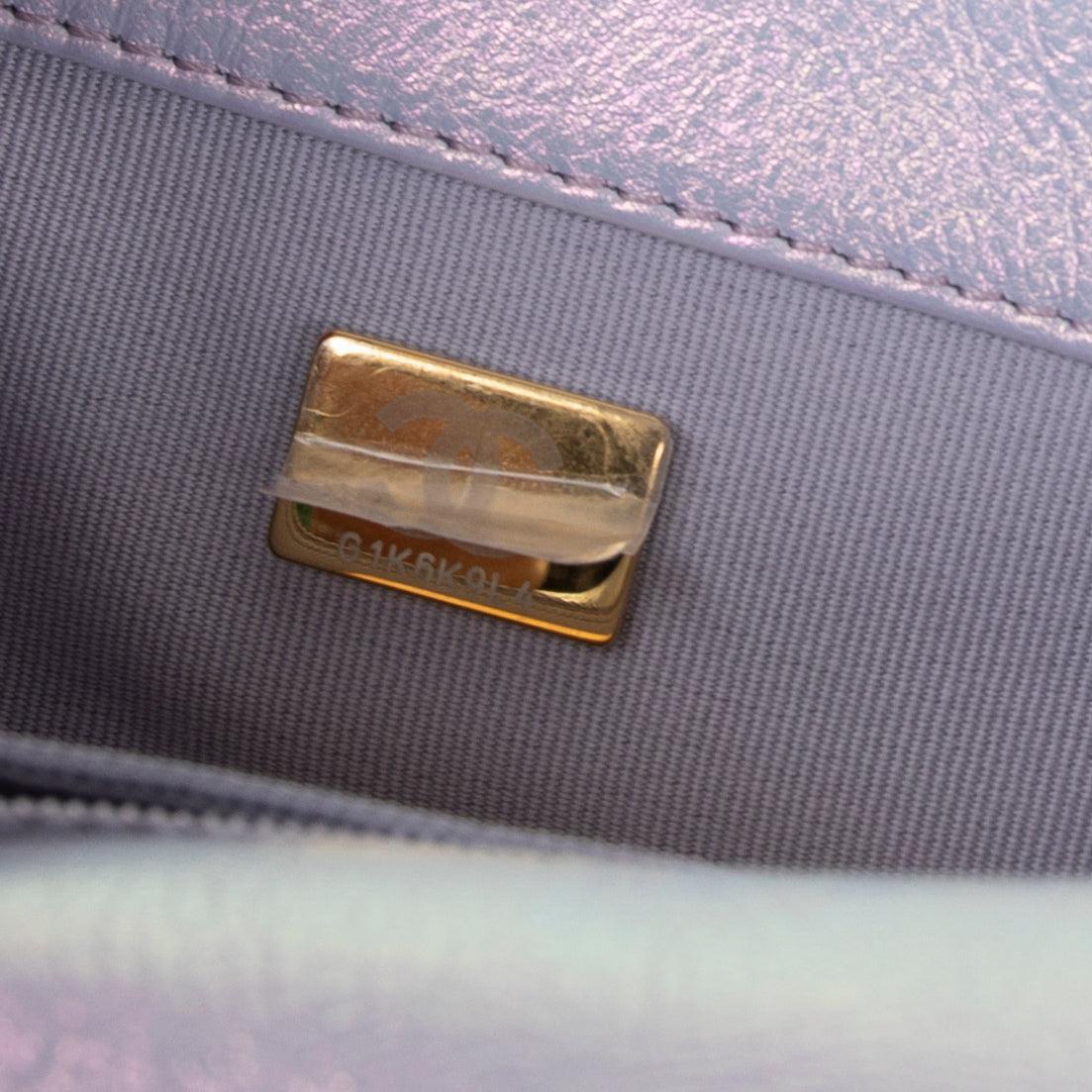 Chanel 2022 Iridescent Medium 19 Flap Bag w/ Box