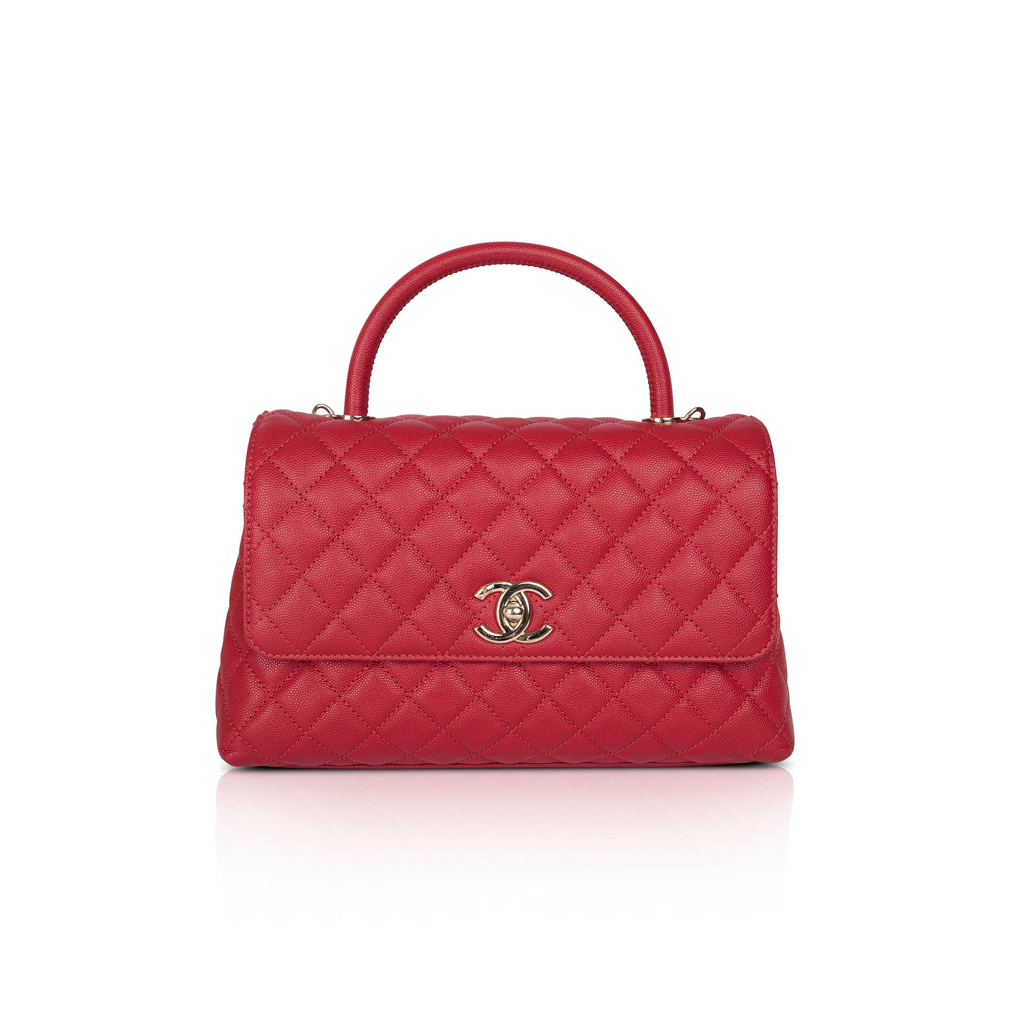 Chanel 2022 Medium Coco Handle Bag w/ Box