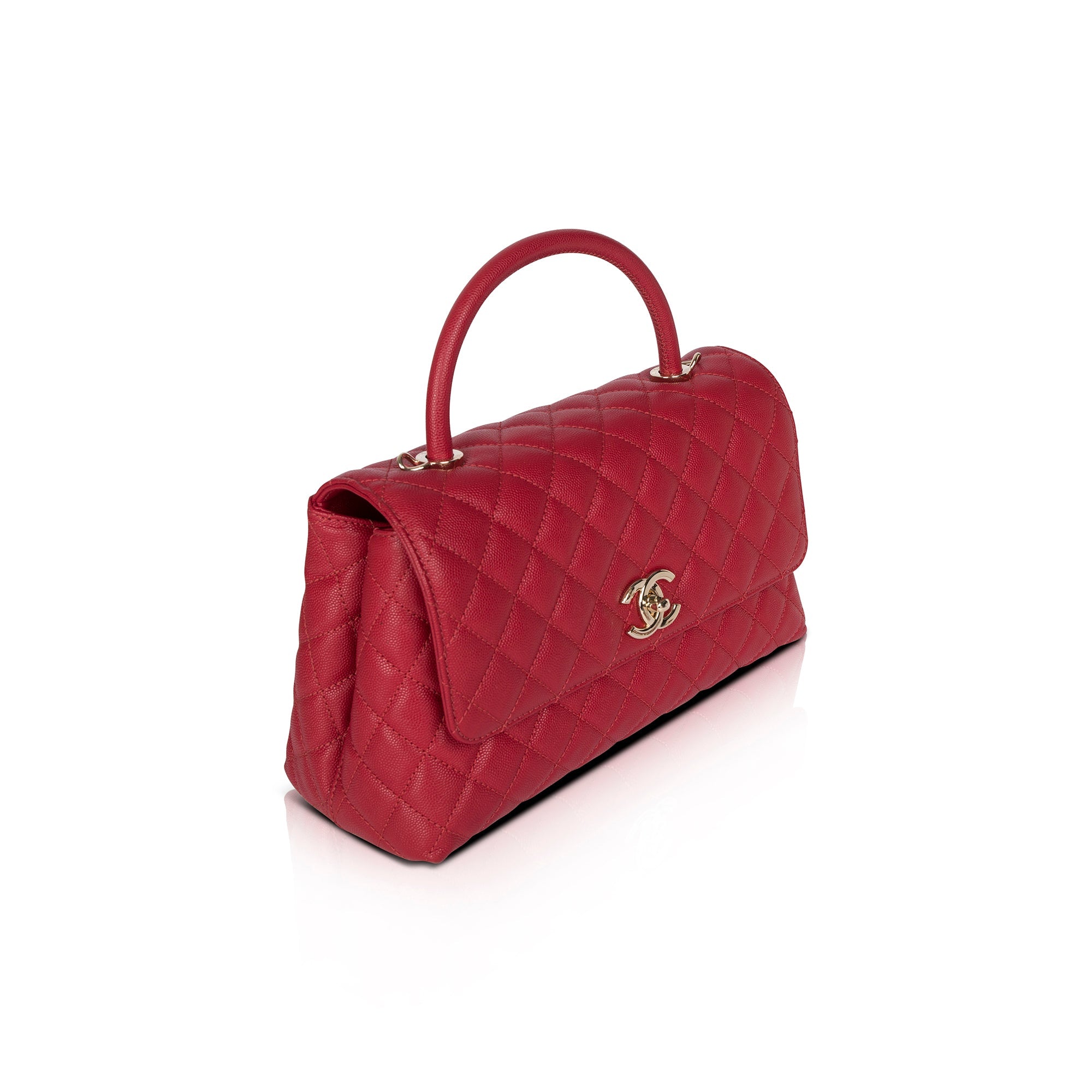 Chanel 2022 Medium Coco Handle Bag w/ Box