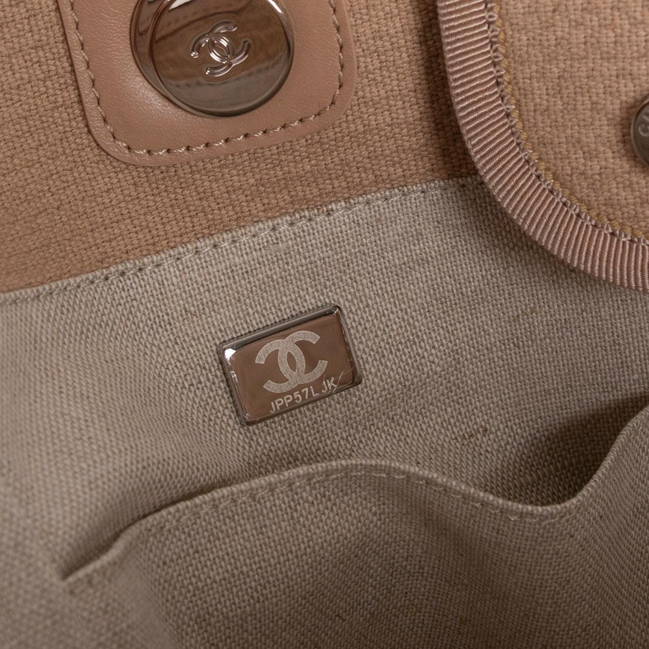 Chanel 2022 Mixed Fibers Small Deauville Tote w/ Box