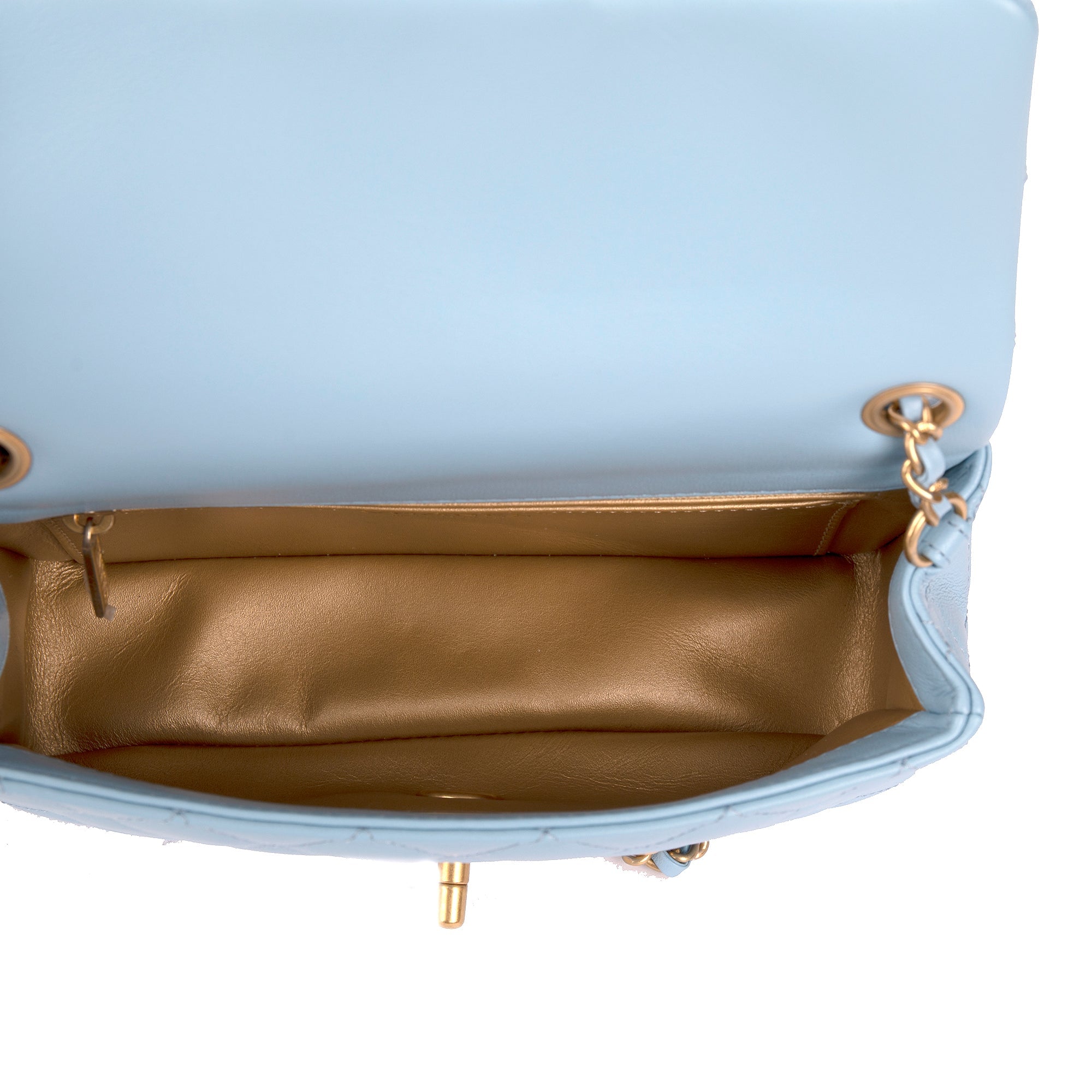 Chanel 2022 Pearl Crush Mini Flap Bag w/ Box & Receipt