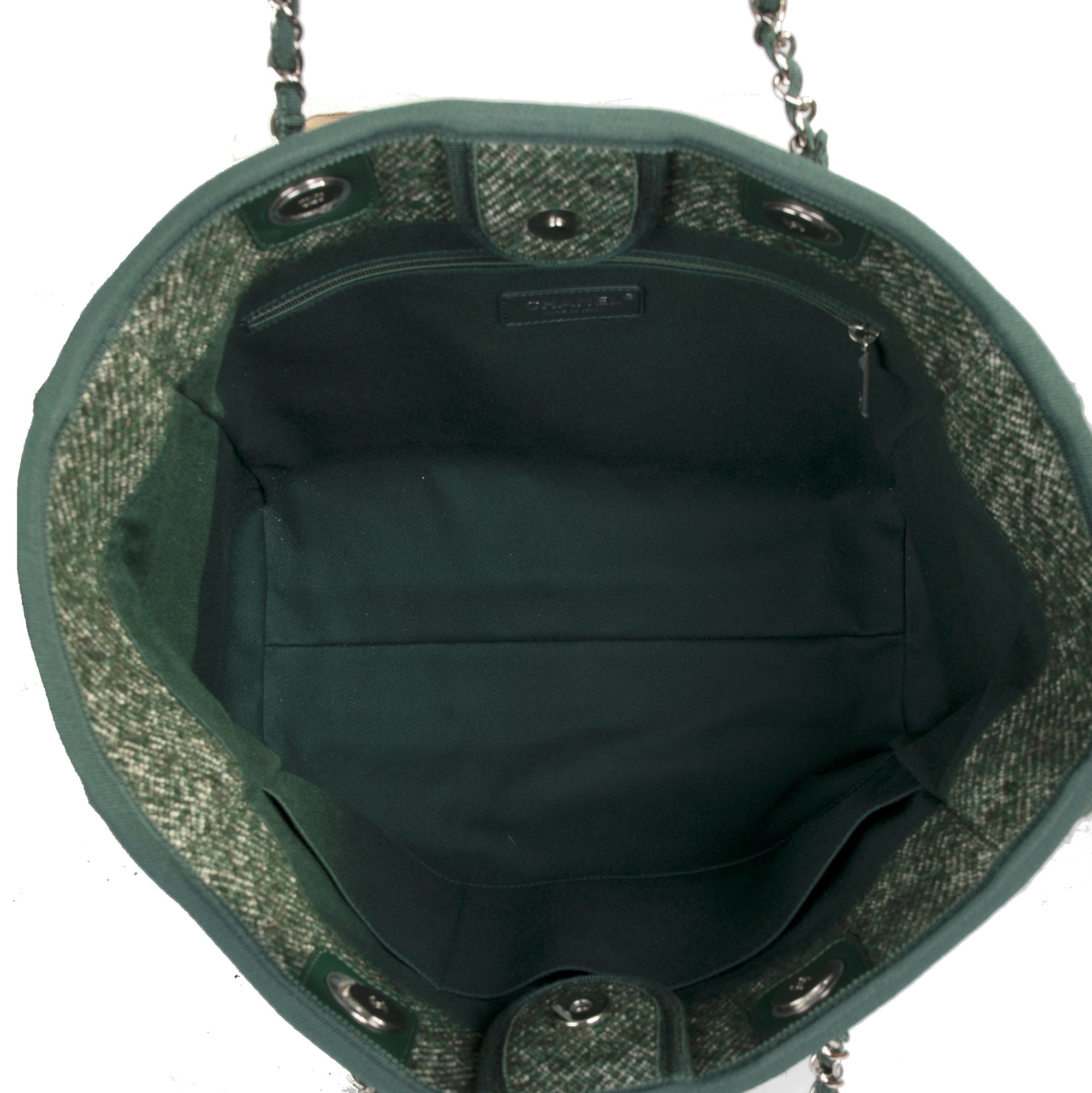 Chanel 2022 Tweed Small Deauville Tote w/ Box