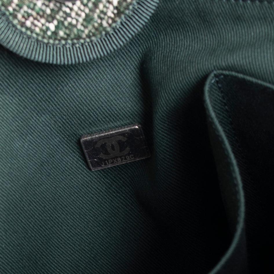 Chanel 2022 Tweed Small Deauville Tote w/ Box