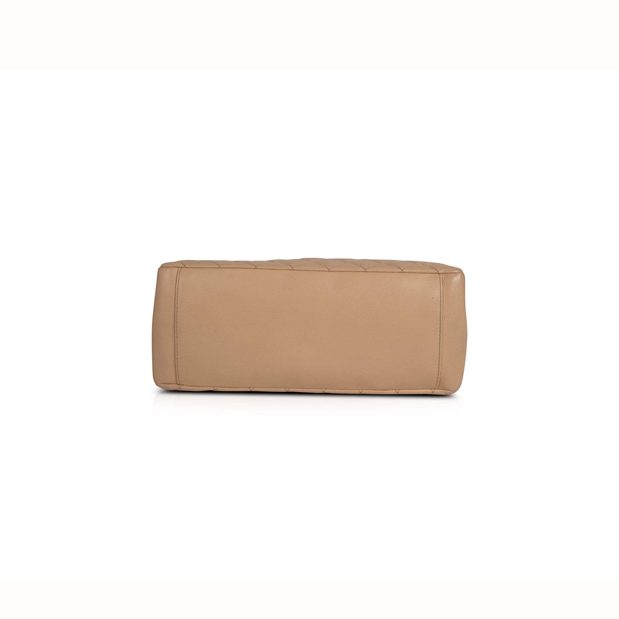 Chanel Beige Caviar Leather Grand Shopping Tote (GST)