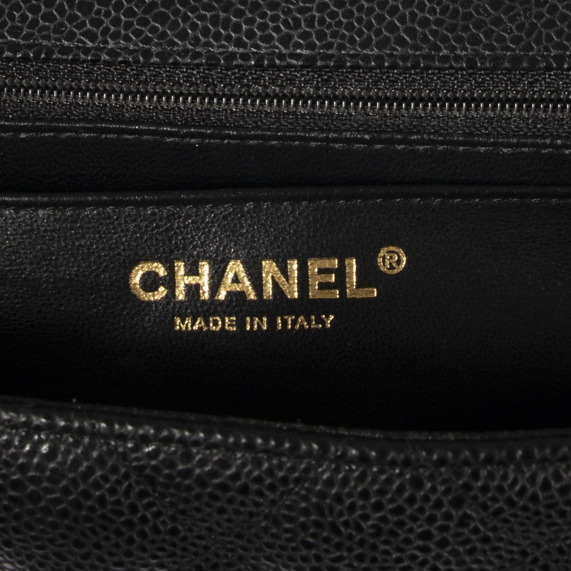 Chanel Black Caviar Classic Jumbo Single Flap Bag