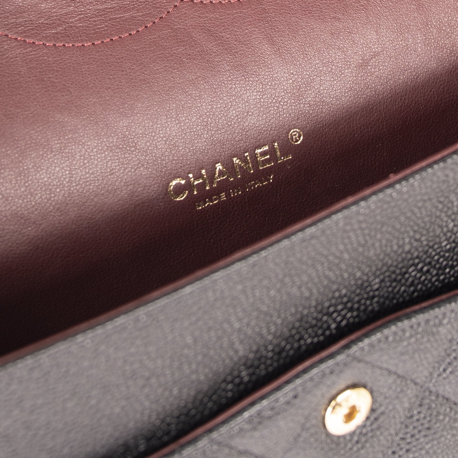 Chanel Black Caviar Classic Maxi Double Flap Bag