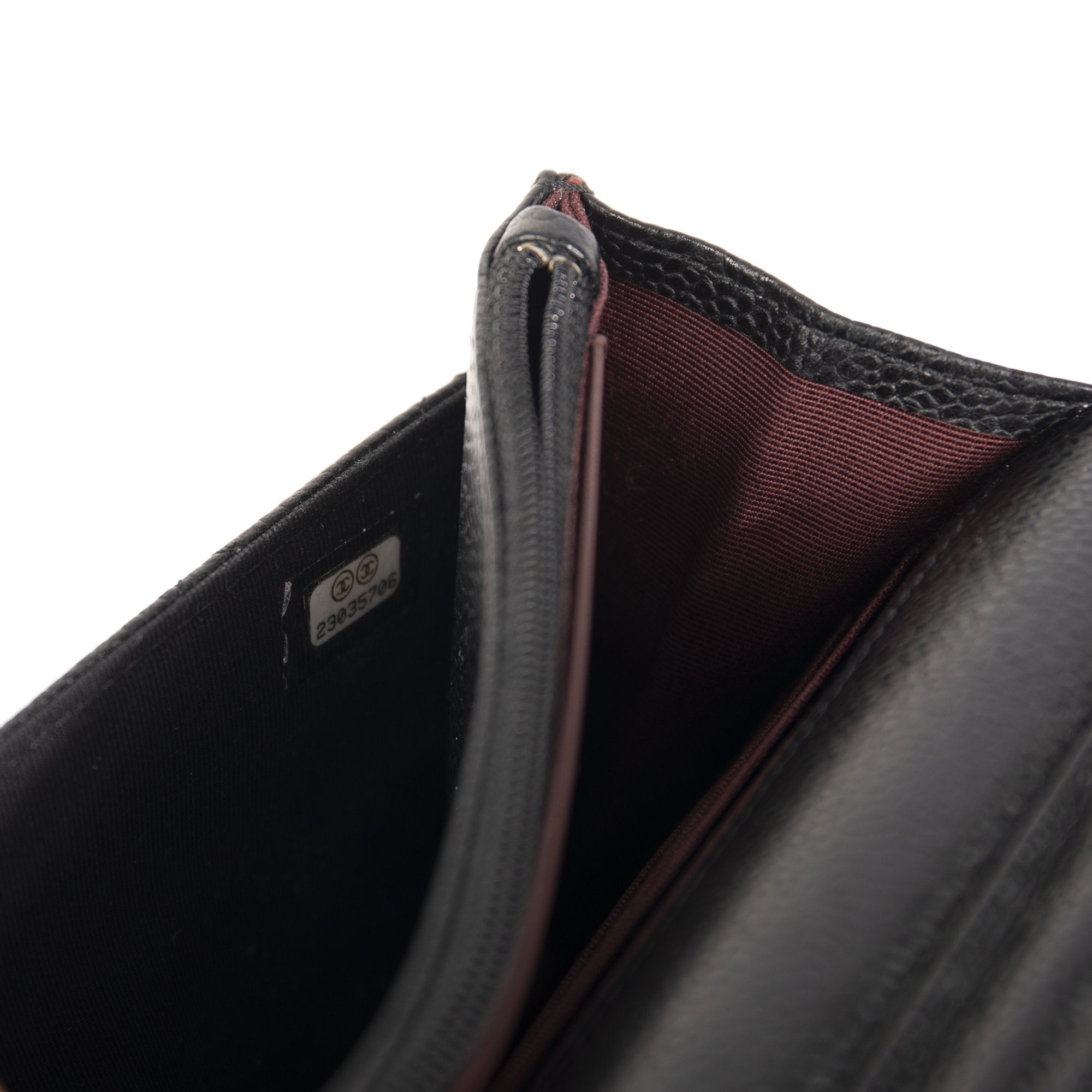 Chanel Black Caviar Classic Wallet on Chain