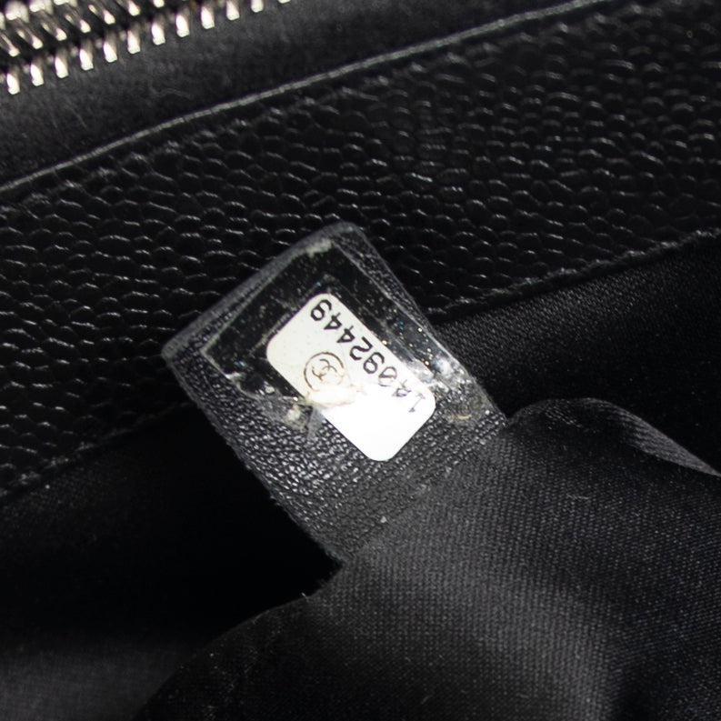 Chanel Black Caviar Leather Grand Shopping Tote (GST)