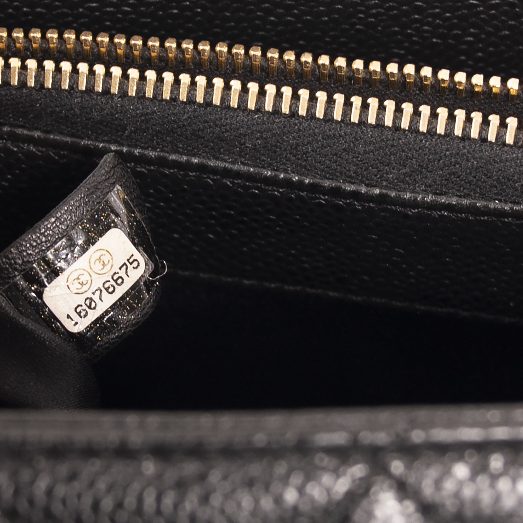 Chanel Black Caviar Leather Grand Shopping Tote (GST)