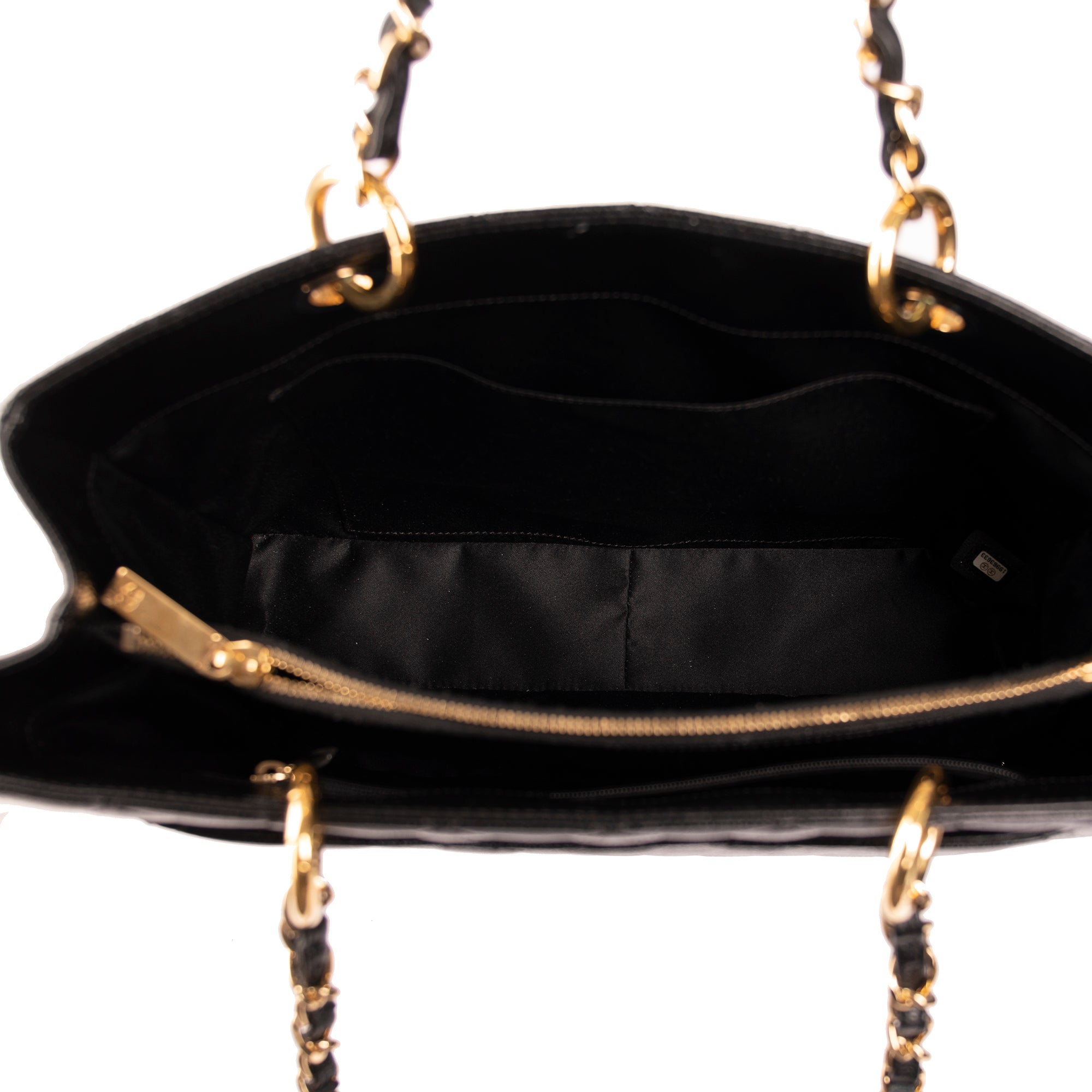 Chanel Black Caviar Leather Grand Shopping Tote (GST) w/ Box & Authenticity Card