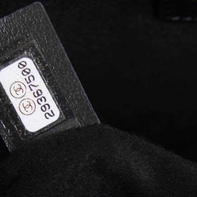 Chanel Black Caviar Leather Medium Studded Deauville Tote w/ Authenticity Card