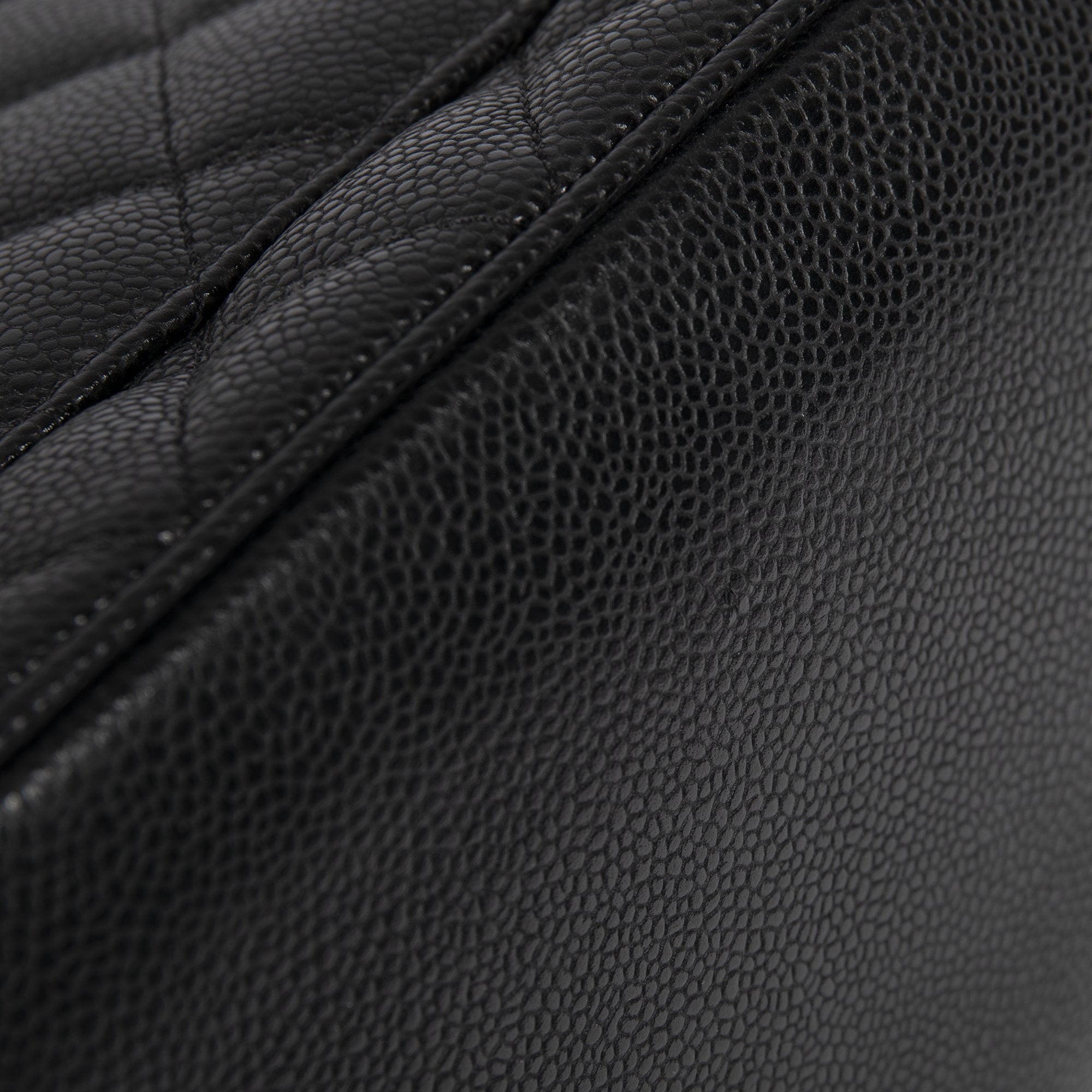 Chanel Black Caviar Medallion Tote