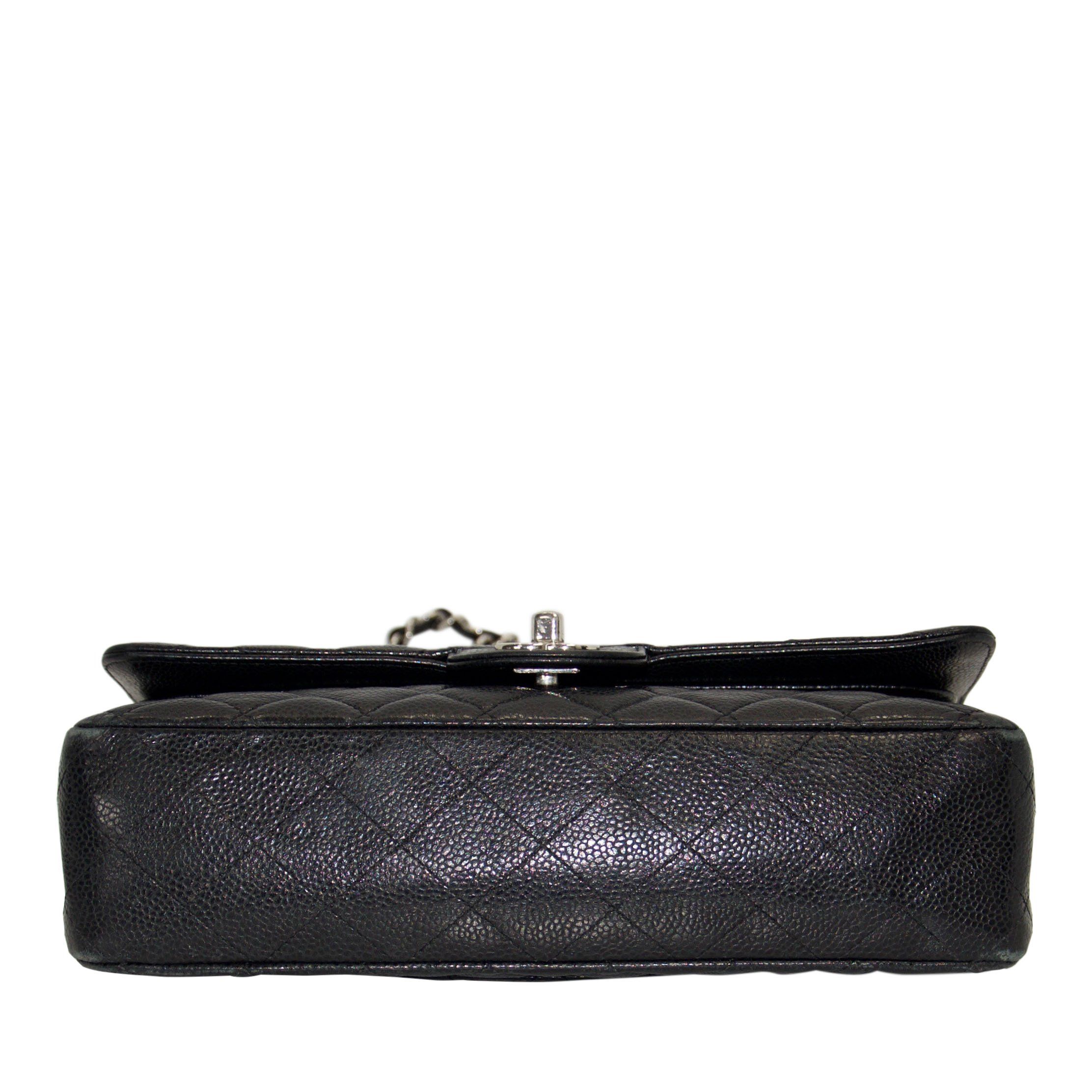 Chanel Black Caviar Medium Classic Double Flap Bag