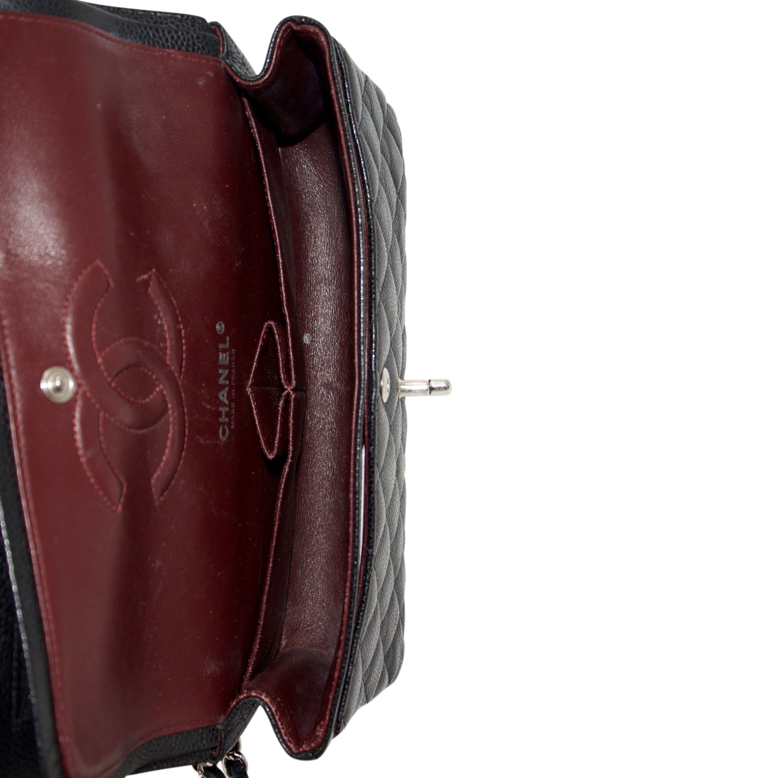 Chanel Black Caviar Medium Classic Double Flap Bag