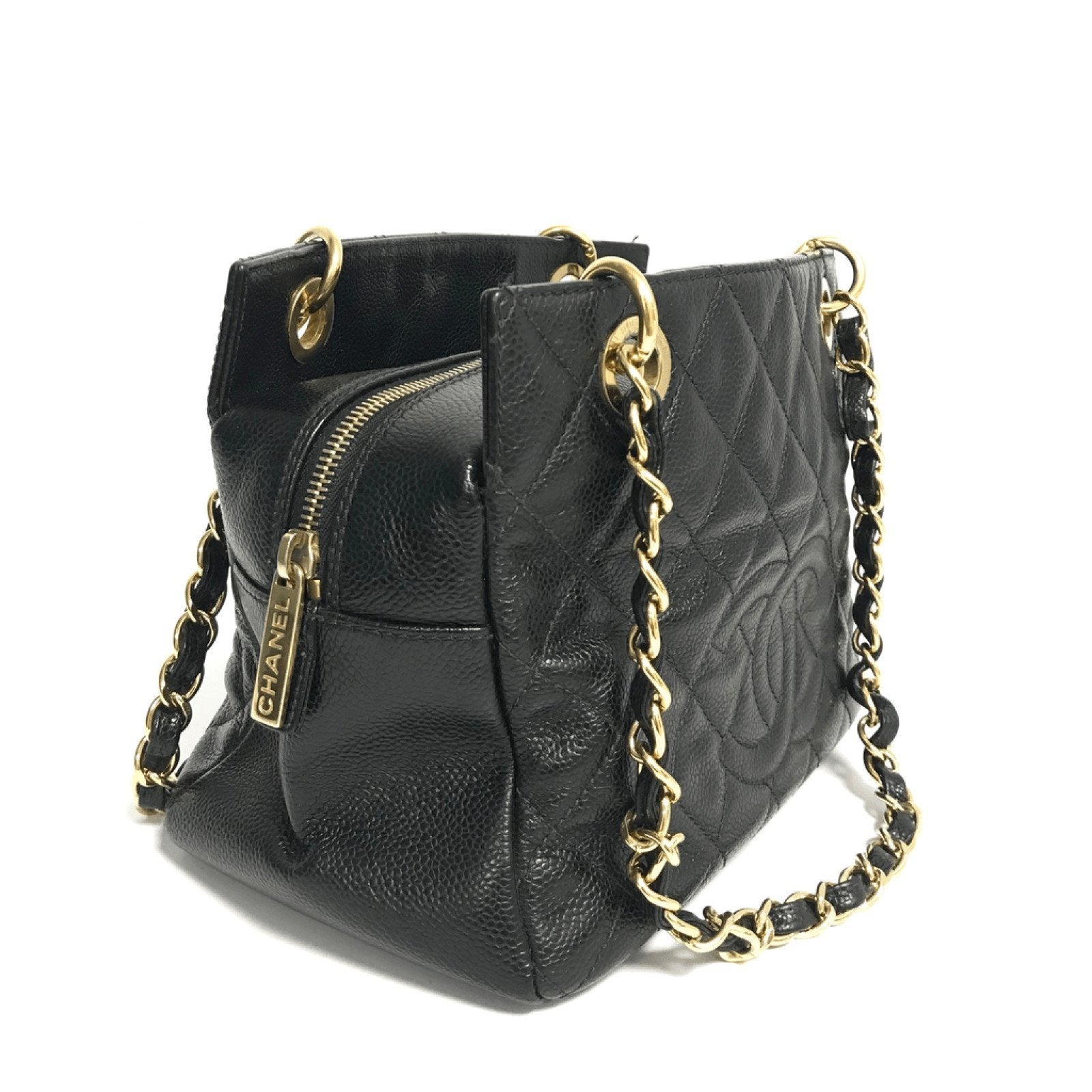 Chanel Black Caviar Petite Timeless Tote