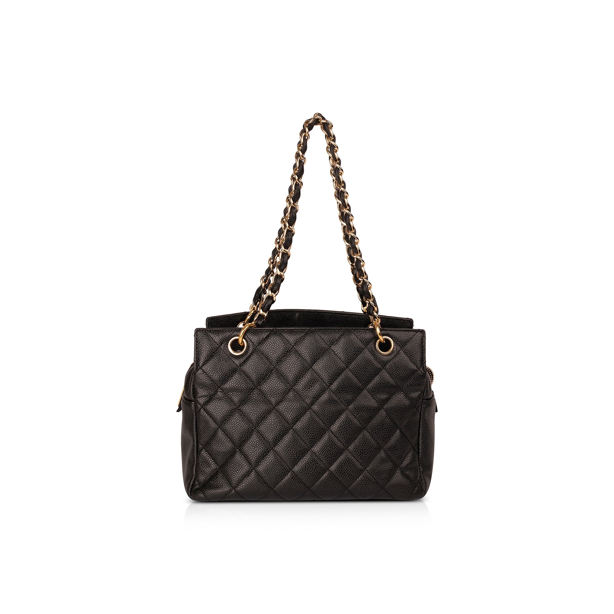 Chanel Black Caviar Petite Timeless Tote
