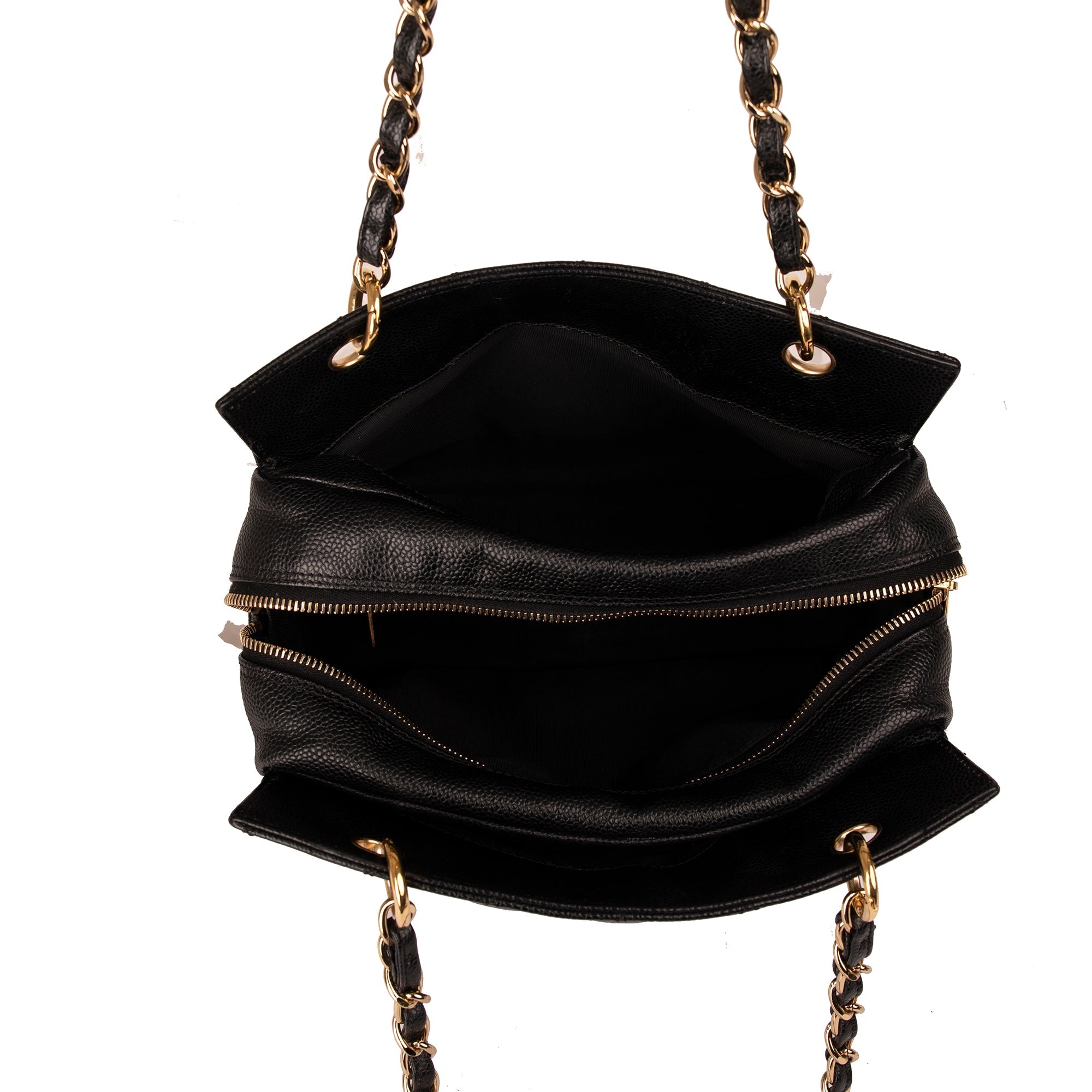 Chanel Black Caviar Petite Timeless Tote