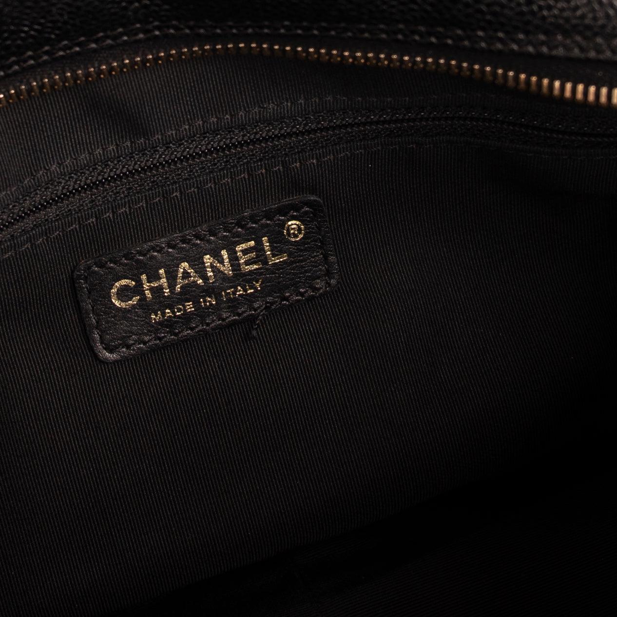 Chanel Black Caviar Petite Timeless Tote