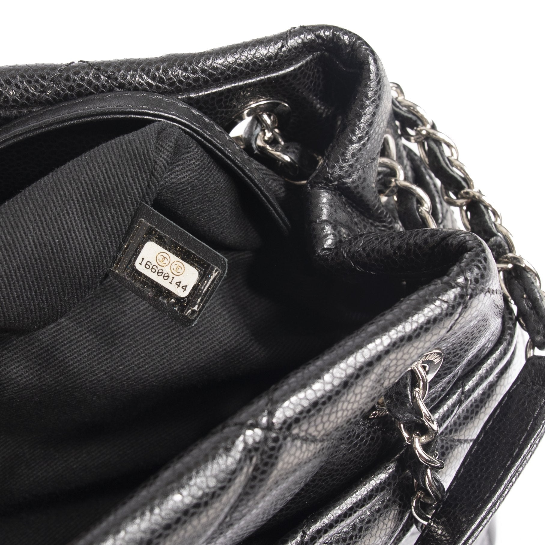 Chanel Black Caviar Timeless Soft Shopper Tote
