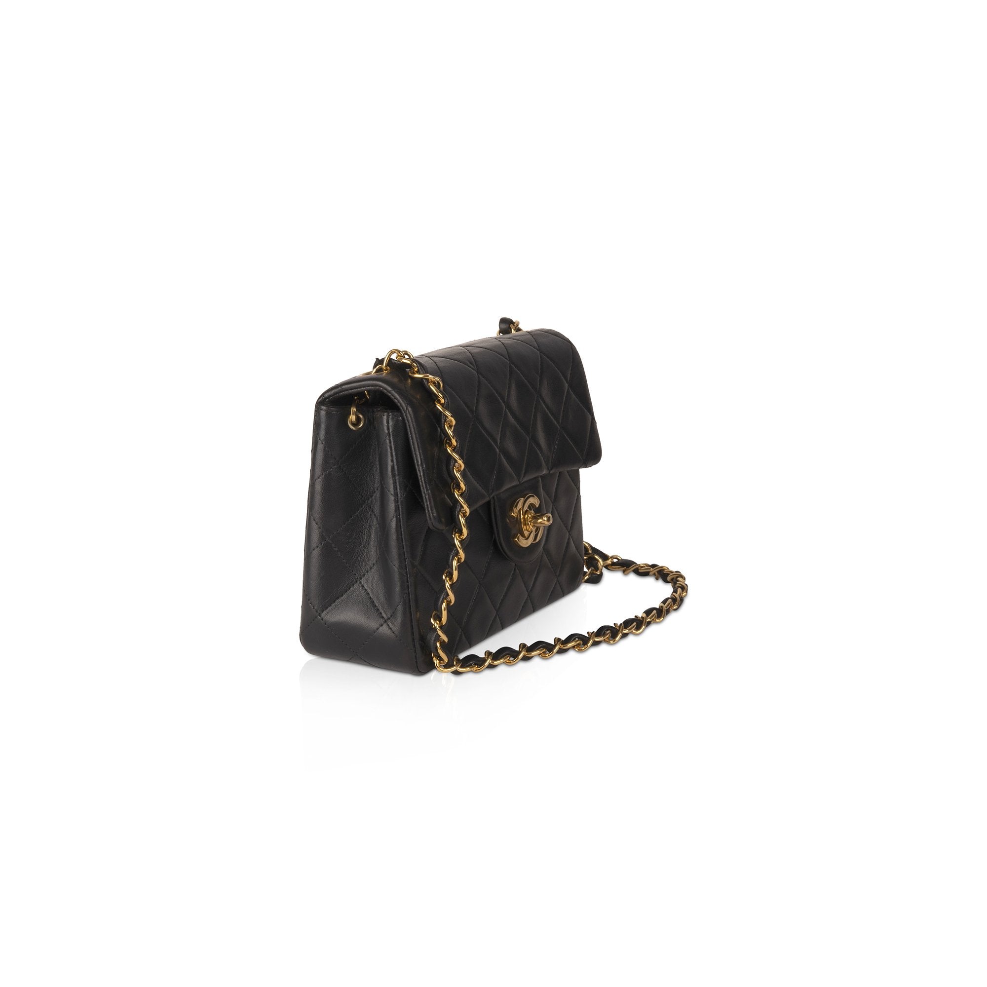 Chanel Black Classic Mini Square Flap Bag