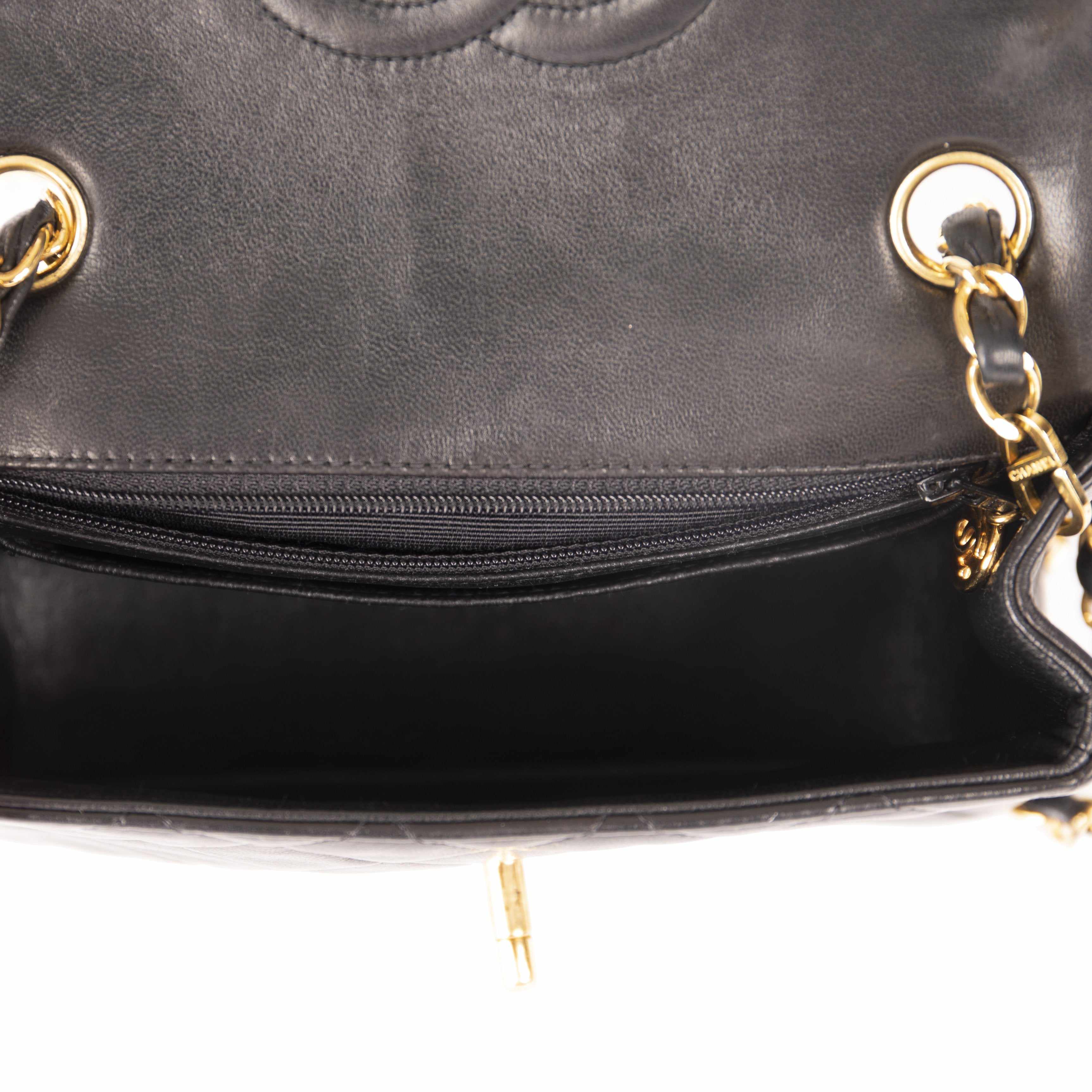 Chanel Black Classic Mini Square Flap Bag