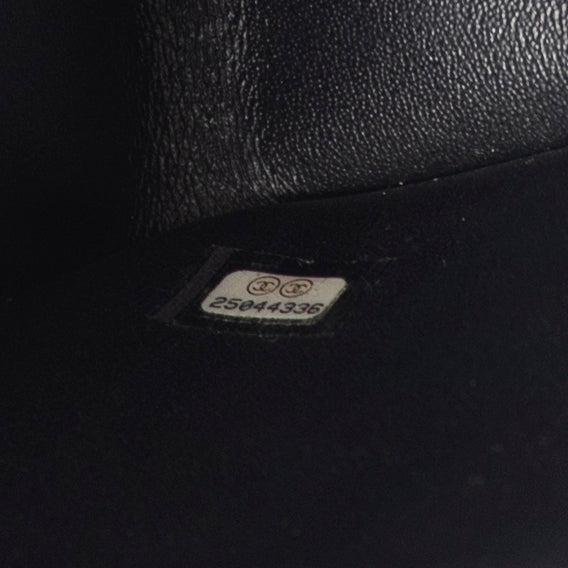 Chanel Black Iridescent Caviar Classic Jumbo Double Flap Bag