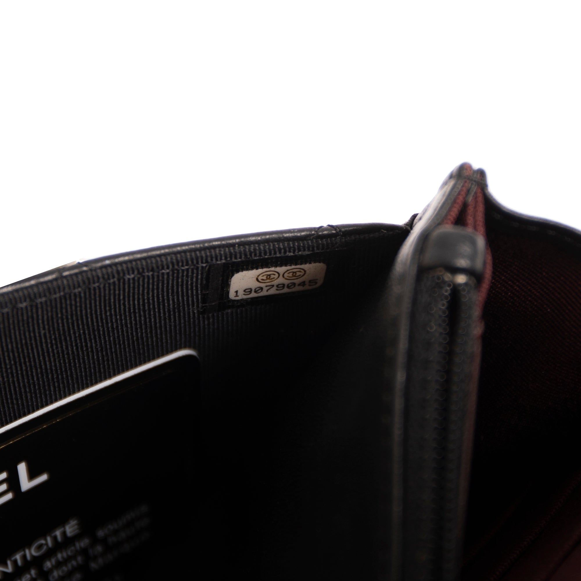 Chanel Black Lambskin Classic Wallet on Chain