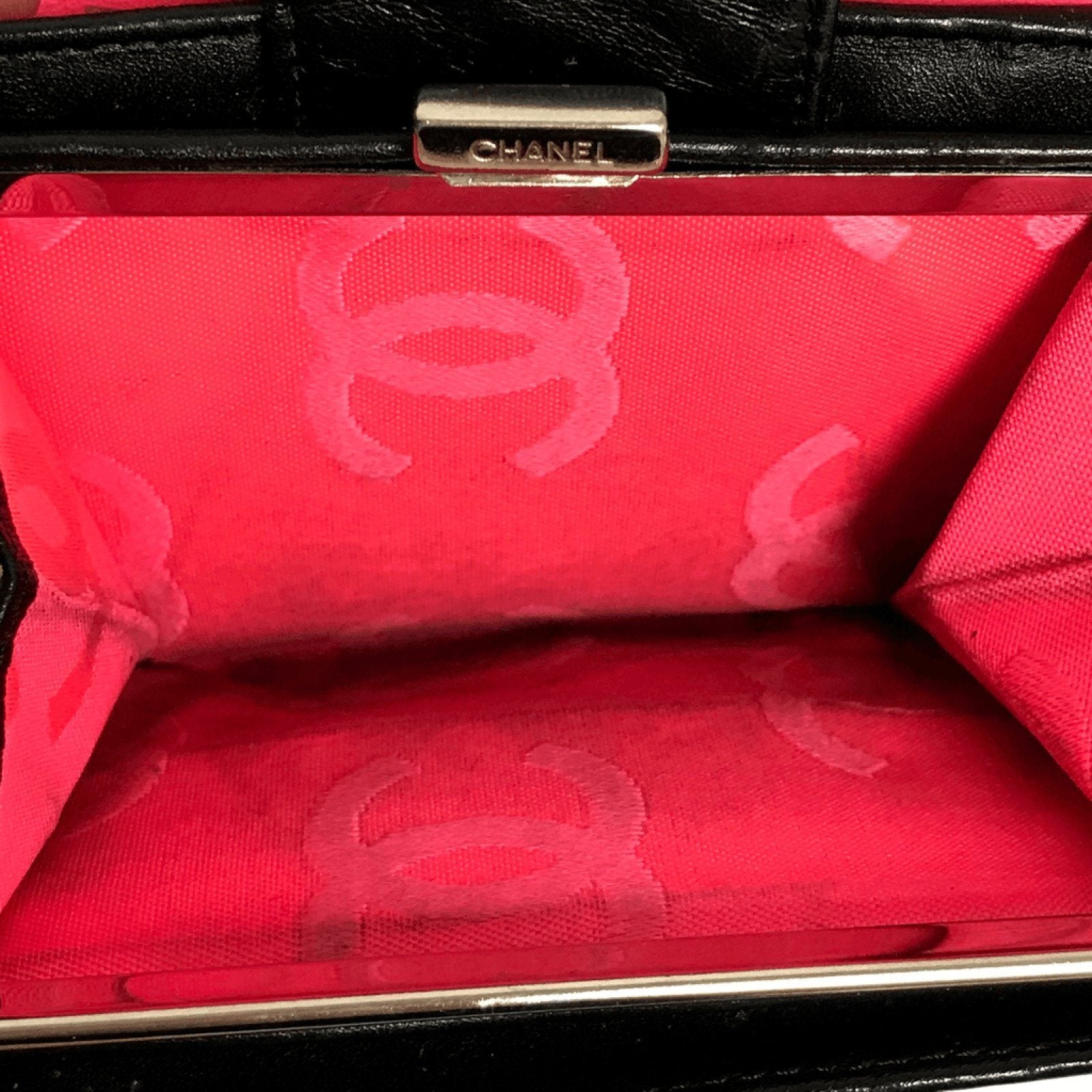 Chanel Black Ligne Cambon Bifold Wallet