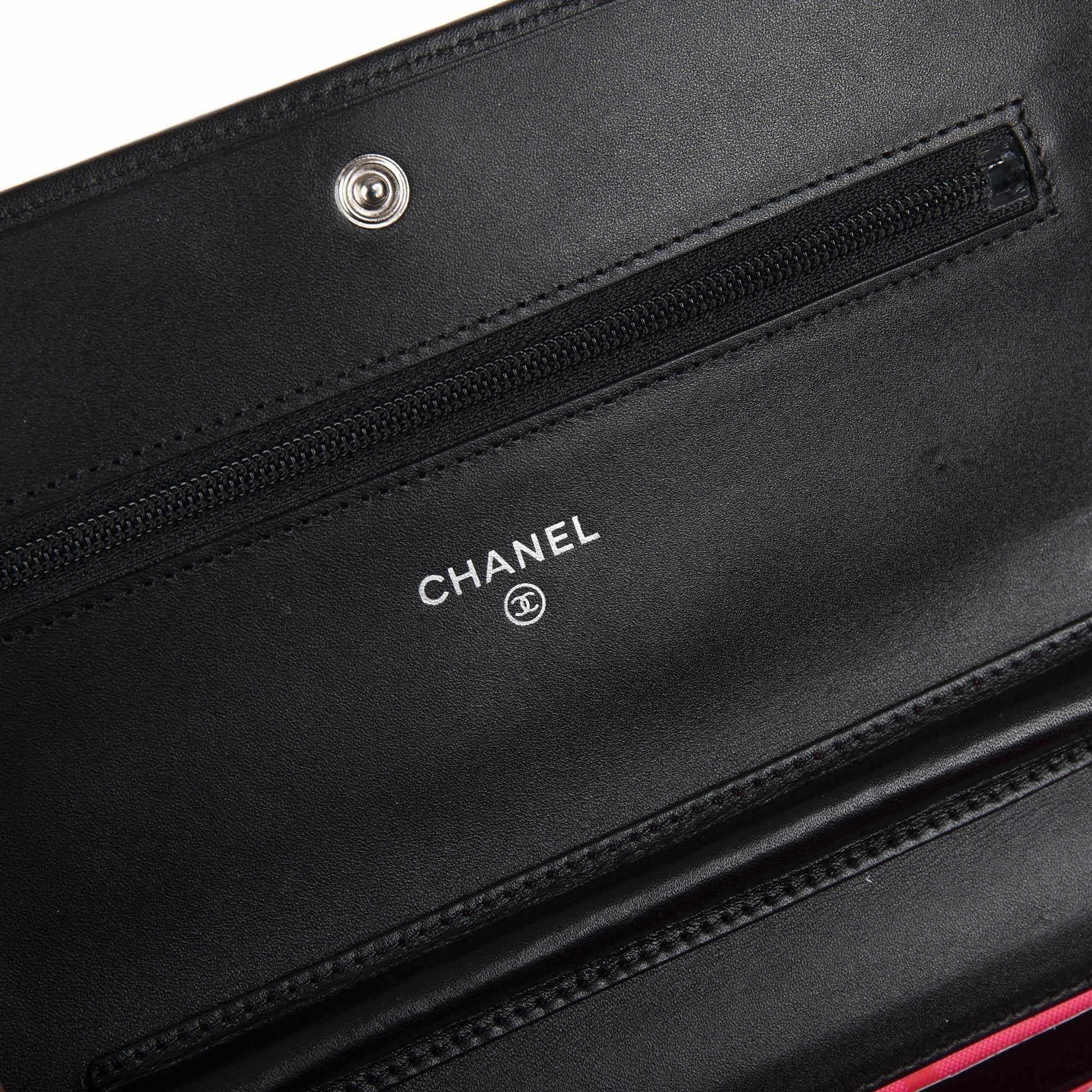 Chanel Black Ligne Cambon Wallet on Chain w/ Authenticity Card